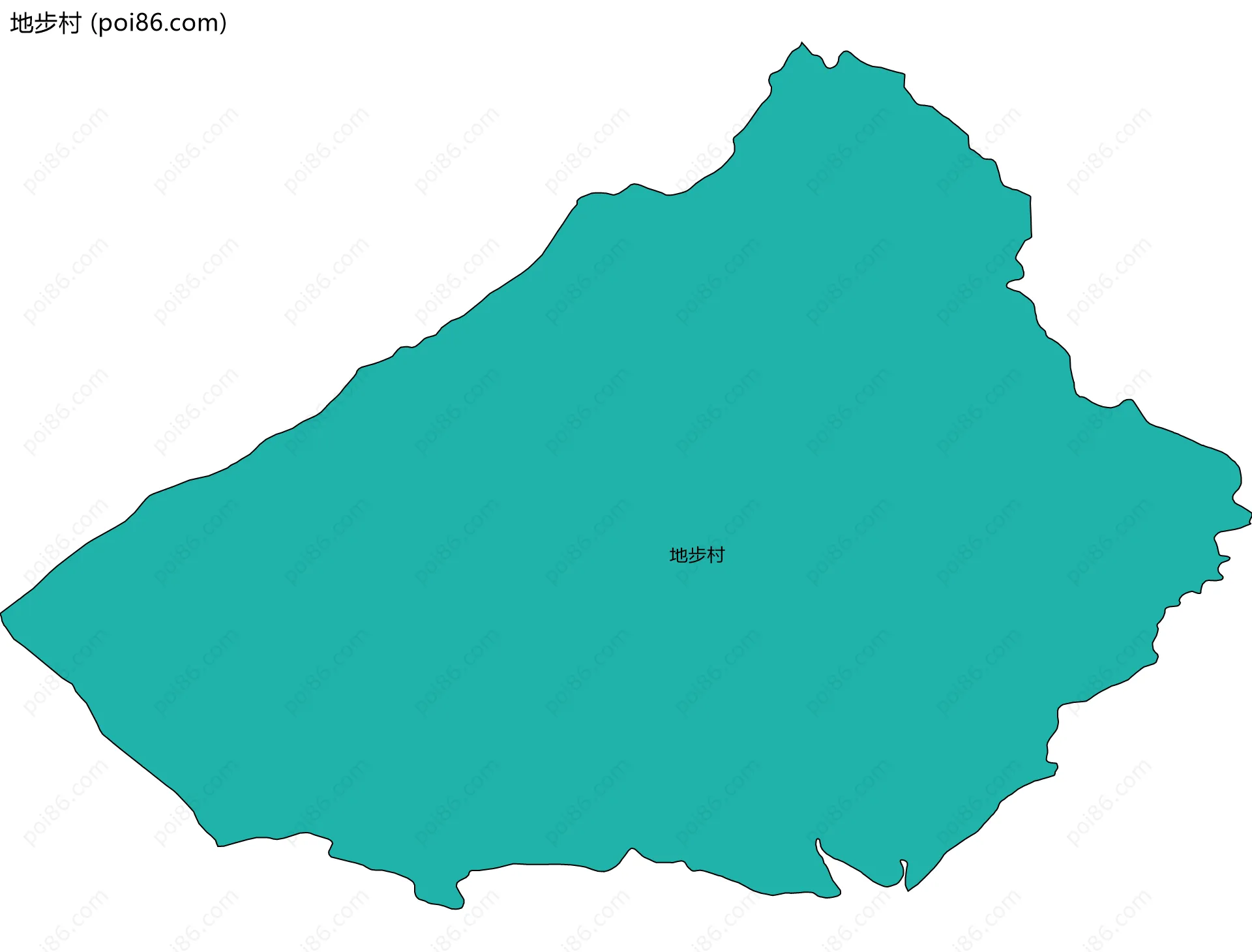 地步村边界地图