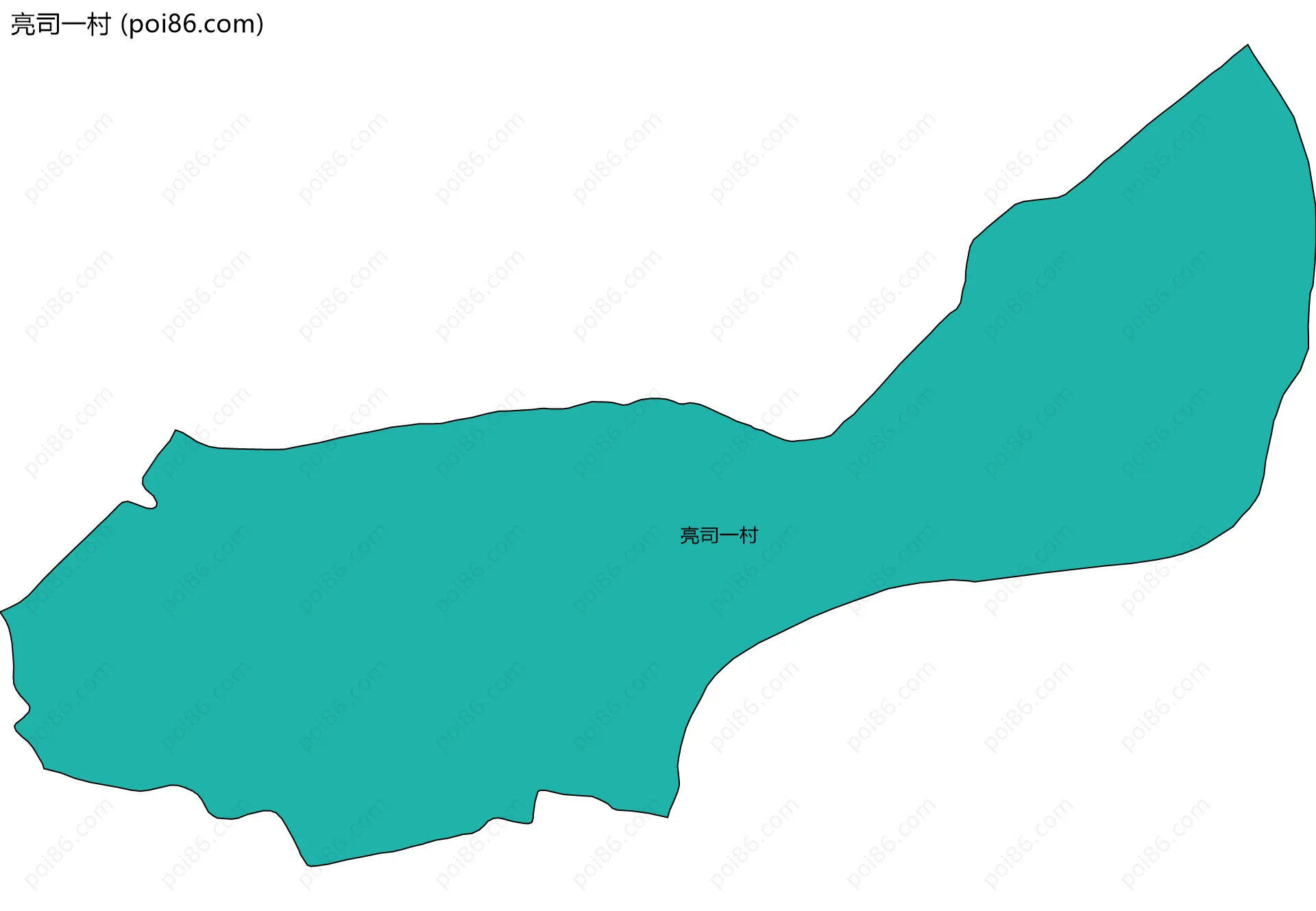 亮司一村边界地图