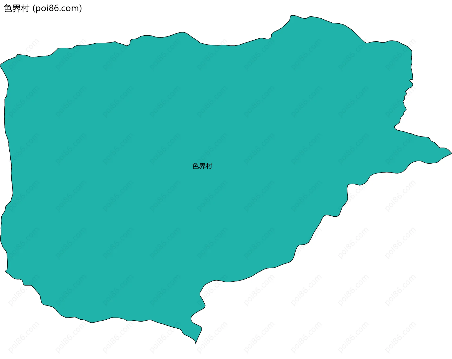 色界村边界地图