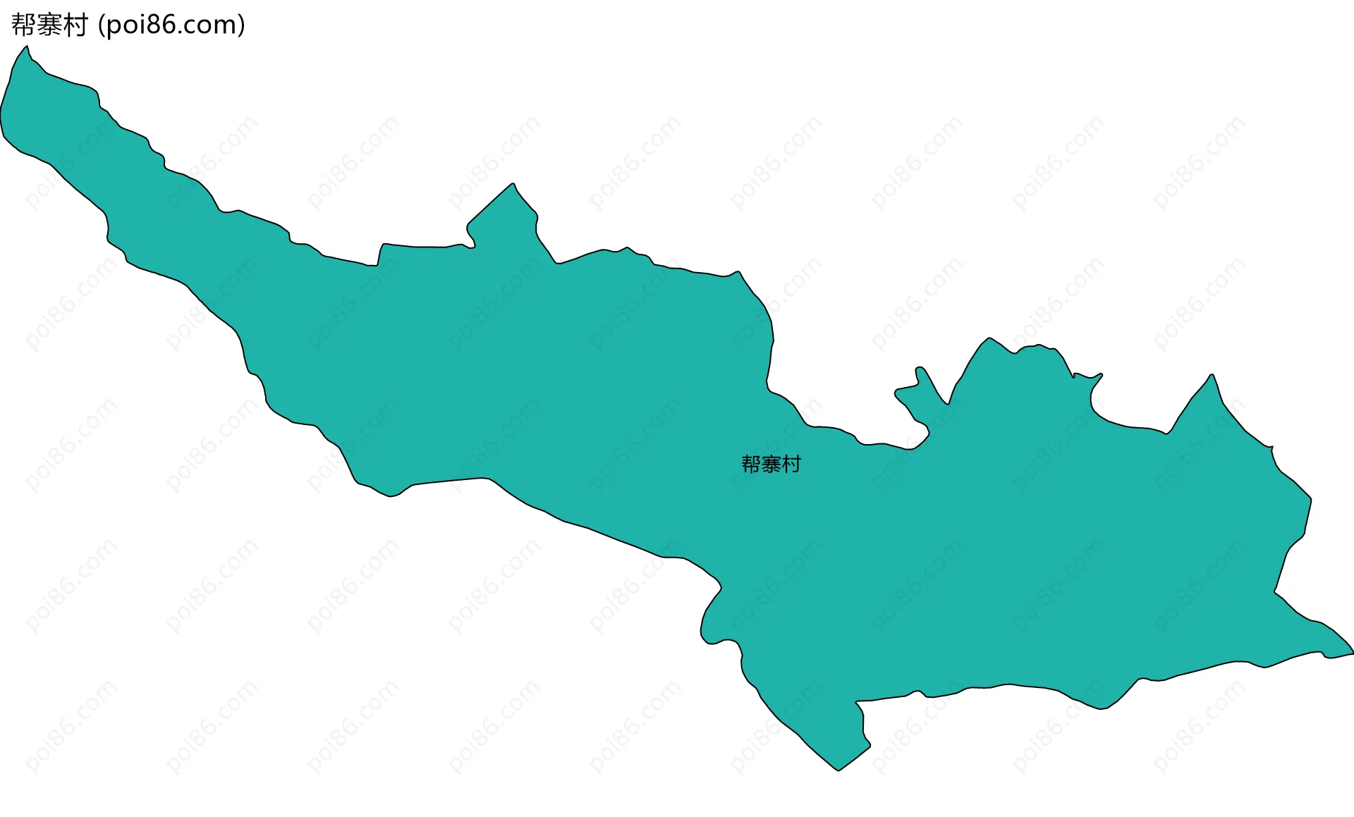 帮寨村边界地图