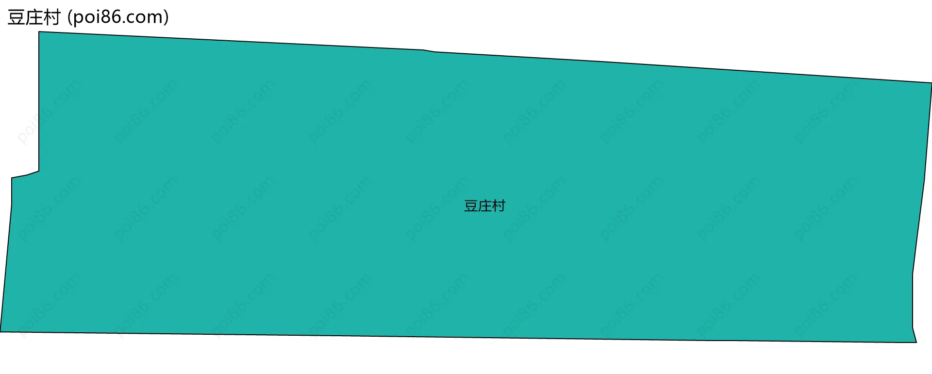 豆庄村边界地图