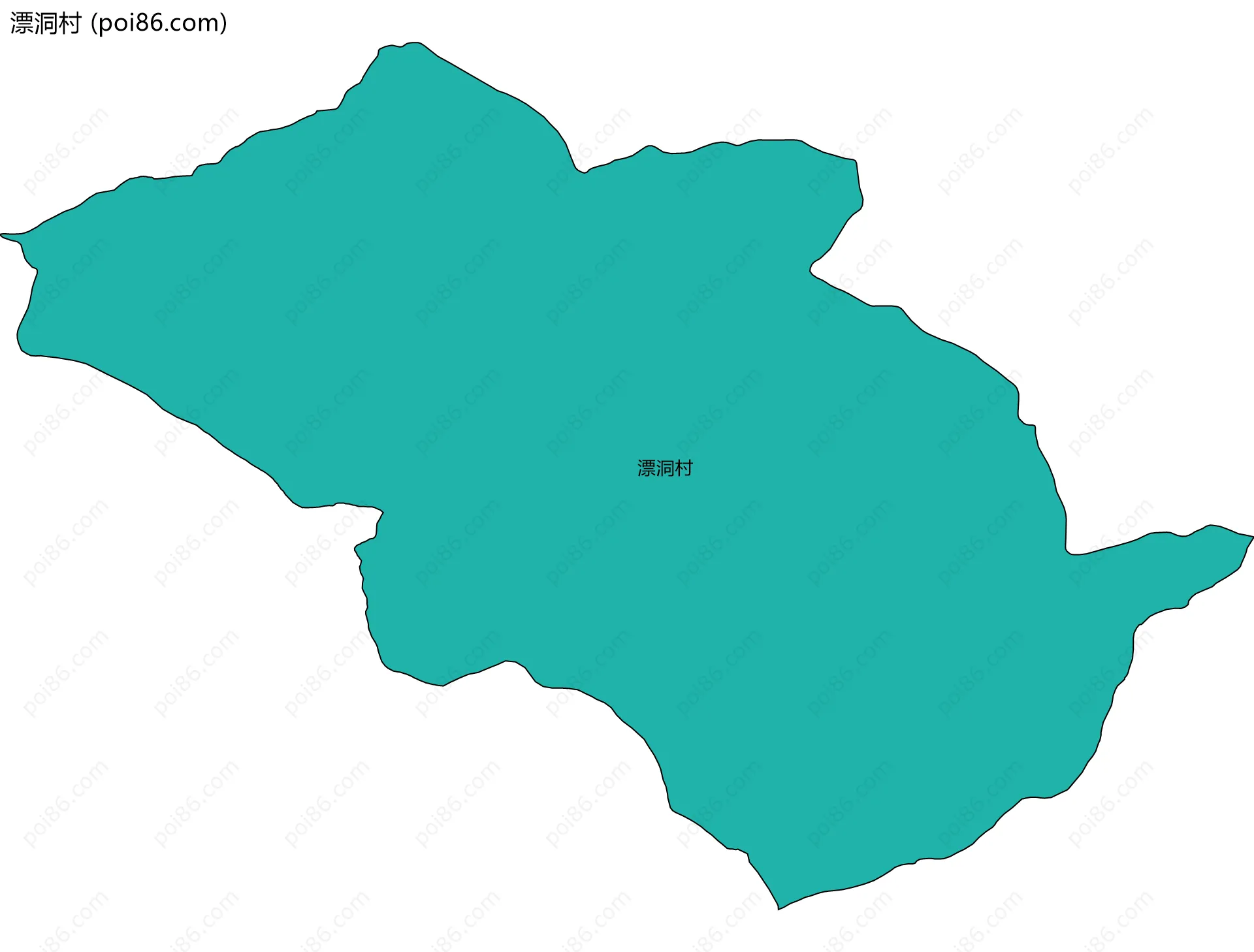 漂洞村边界地图