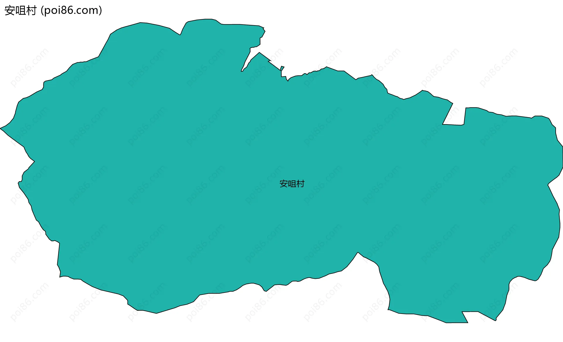安咀村边界地图