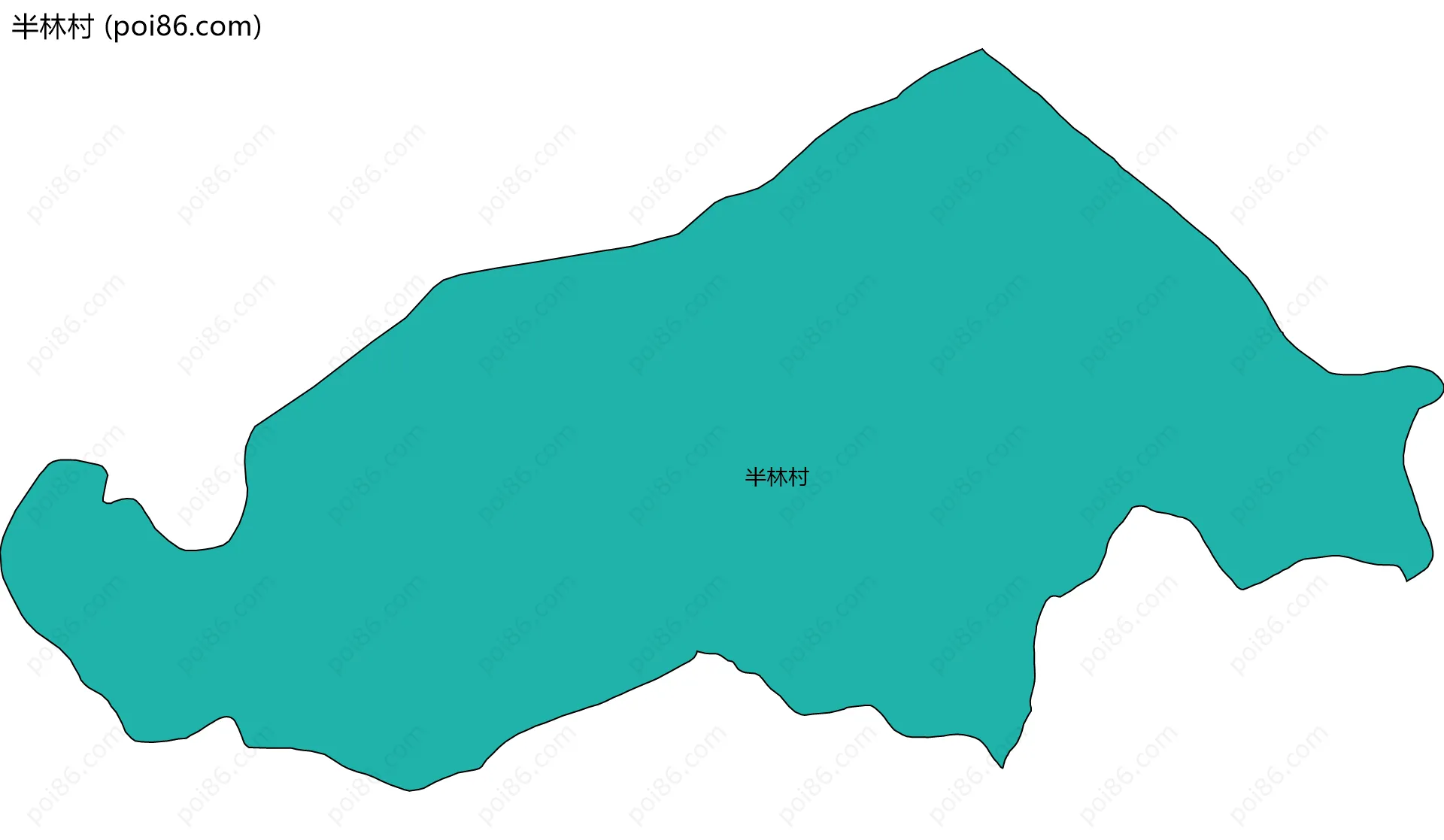 半林村边界地图