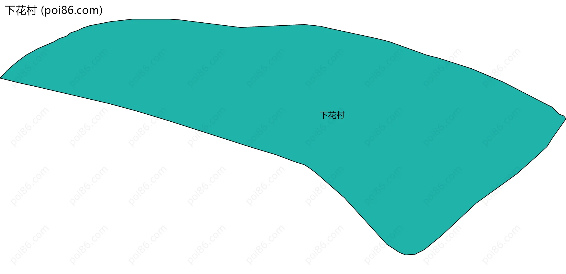 下花村边界地图