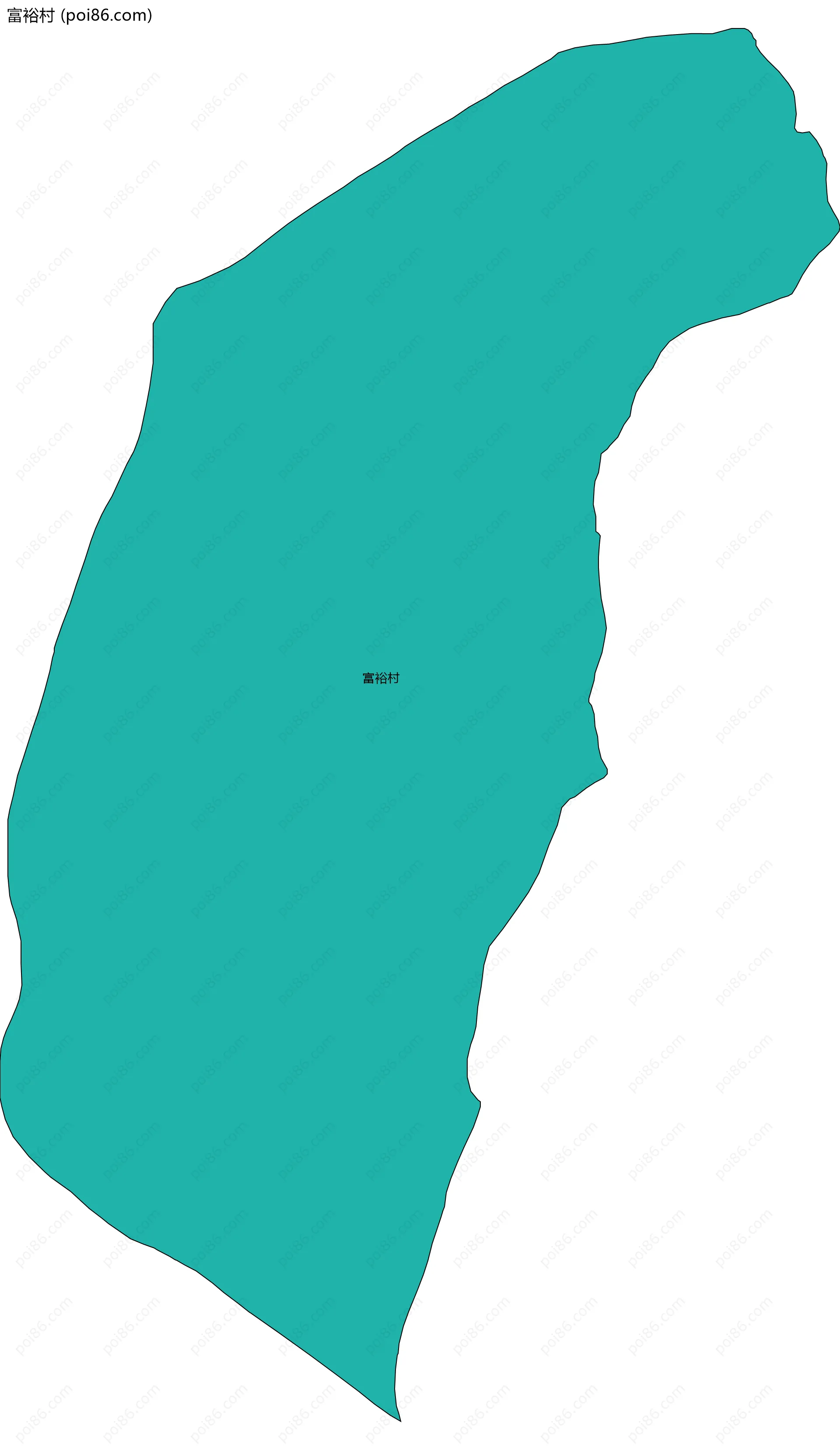 富裕村边界地图