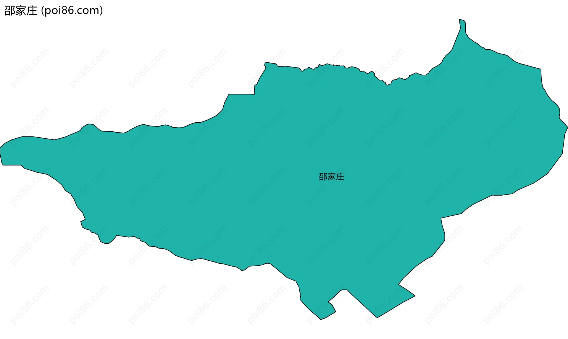 邵家庄边界地图