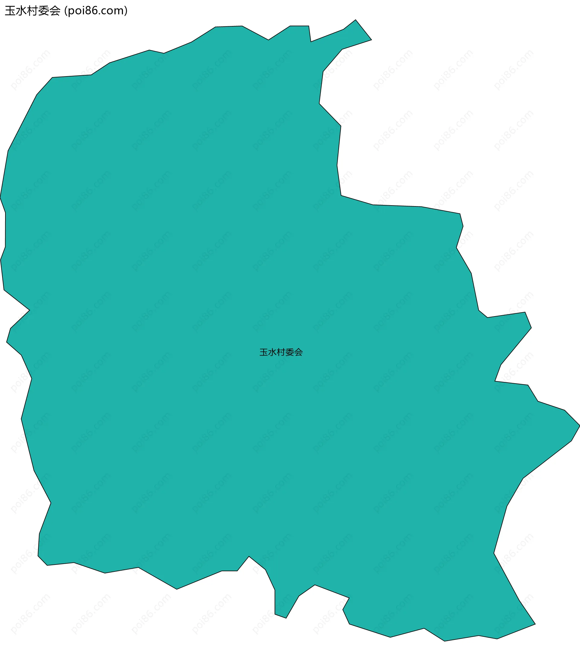玉水村委会边界地图
