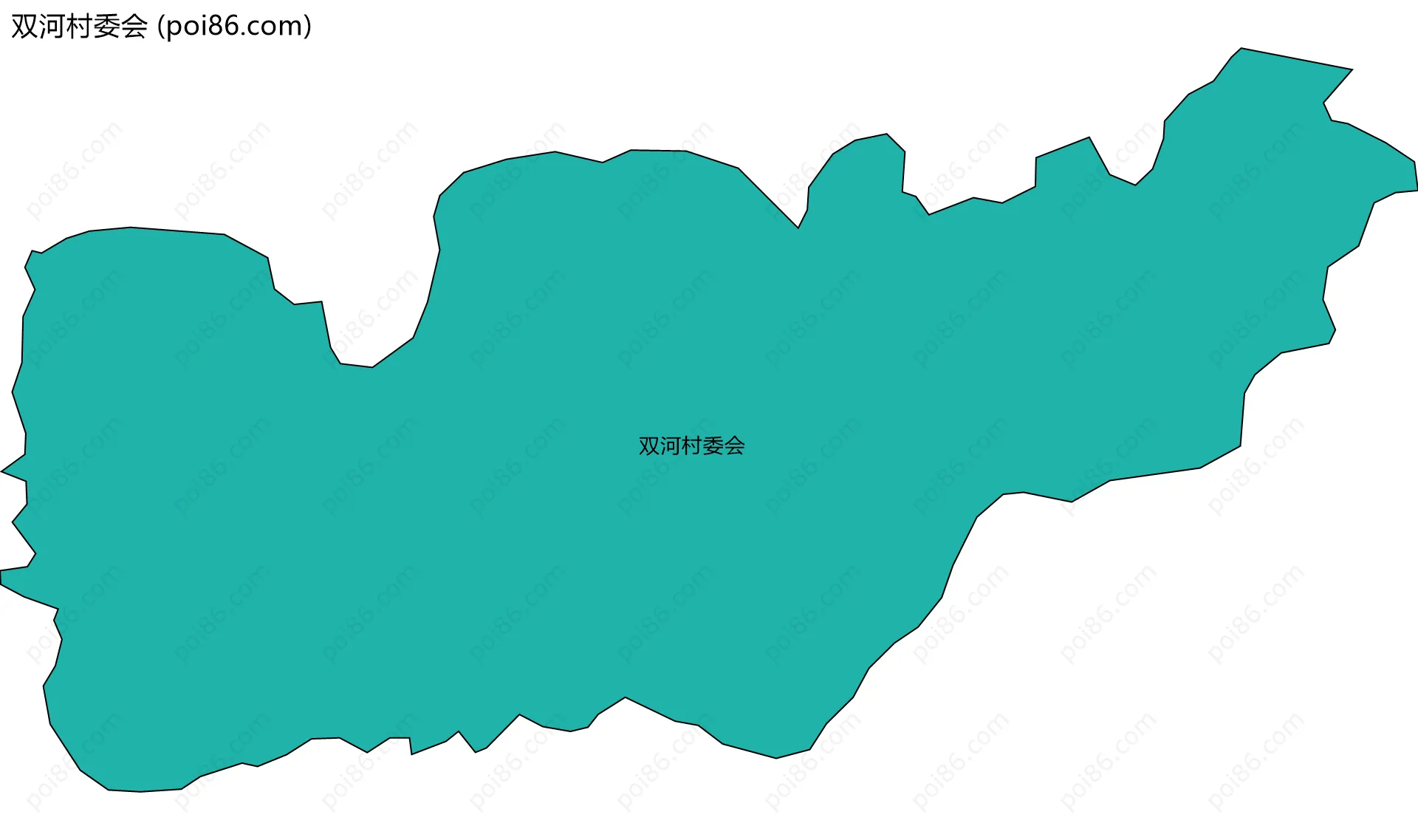 双河村委会边界地图