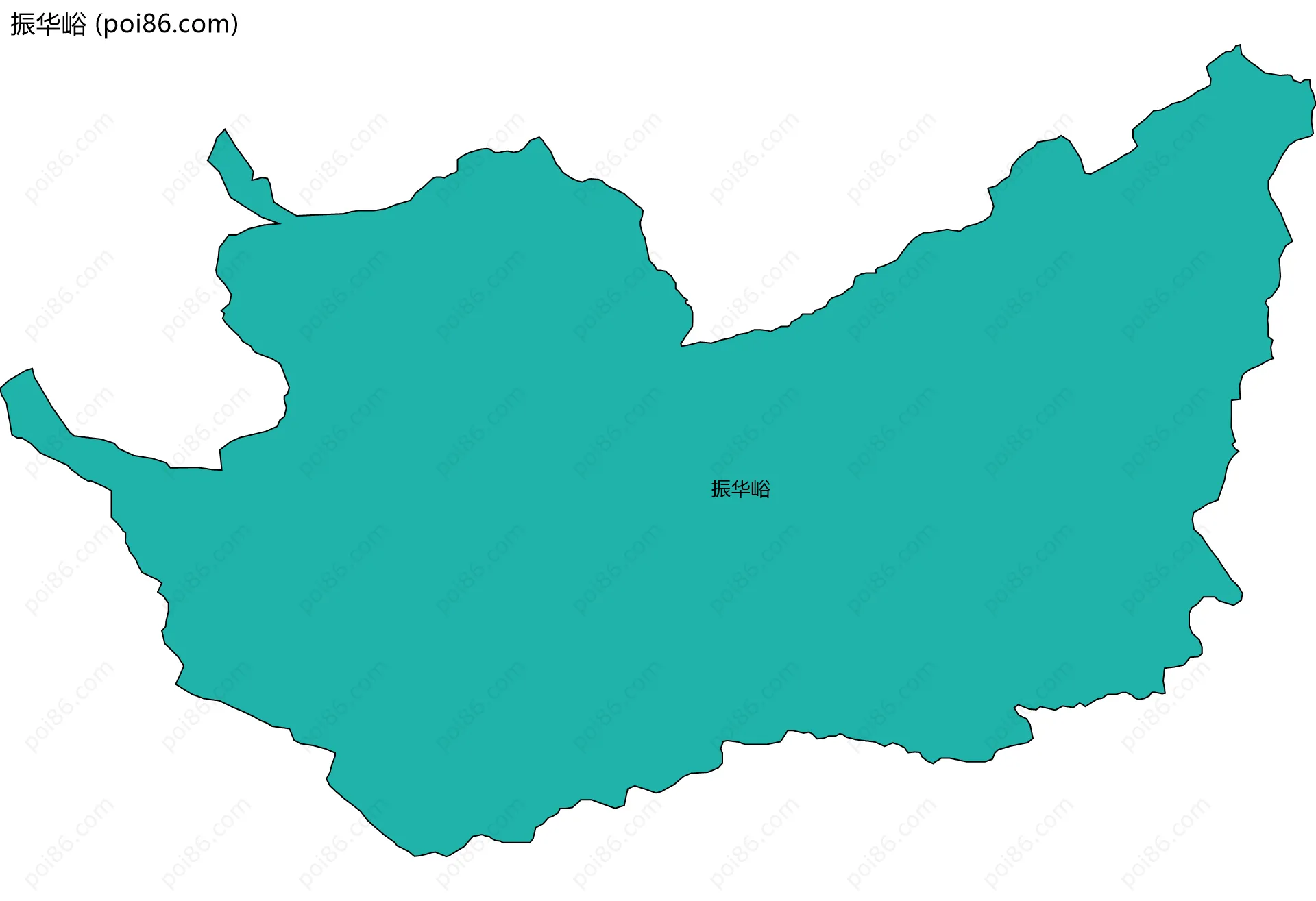 振华峪边界地图