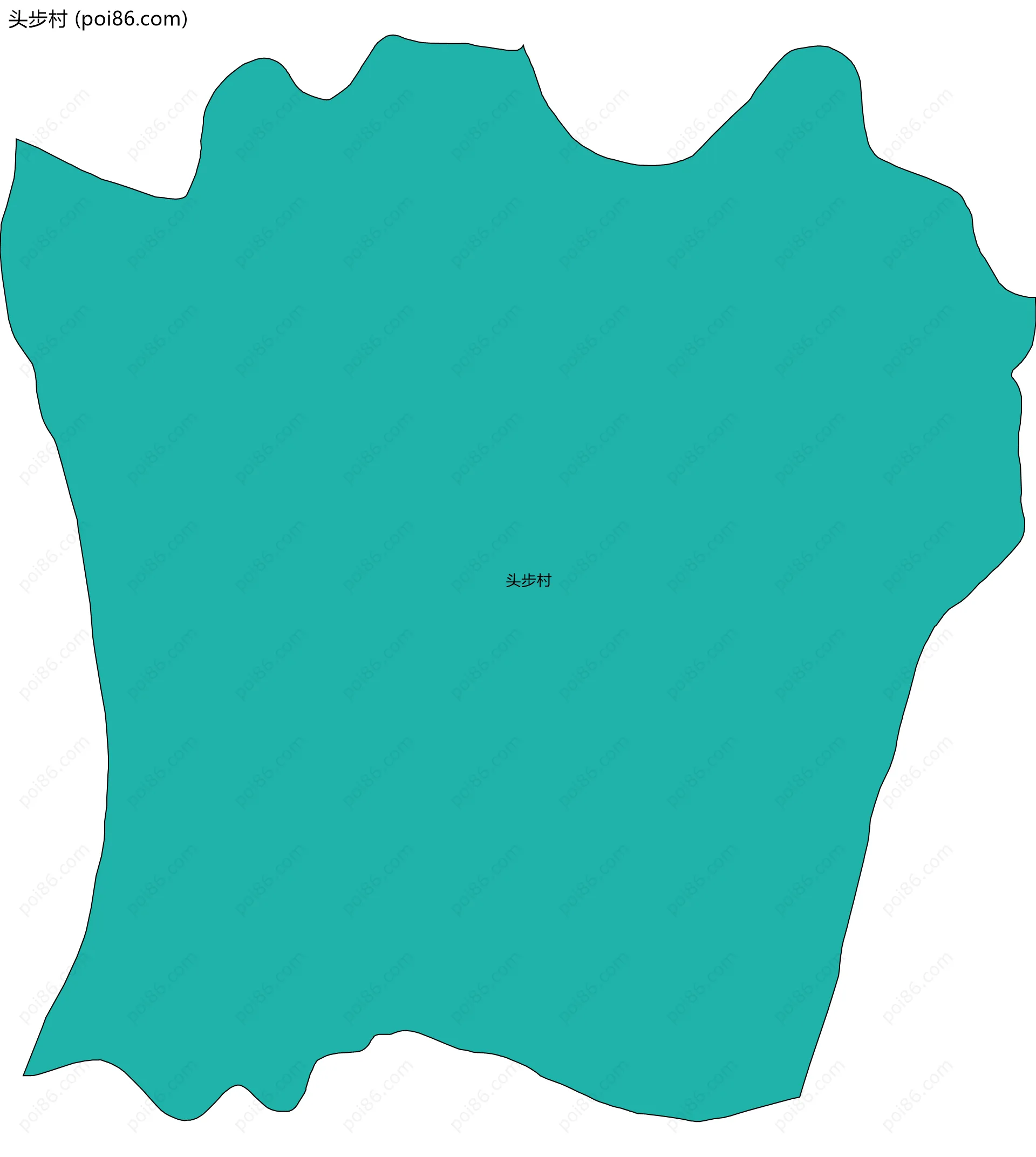 头步村边界地图