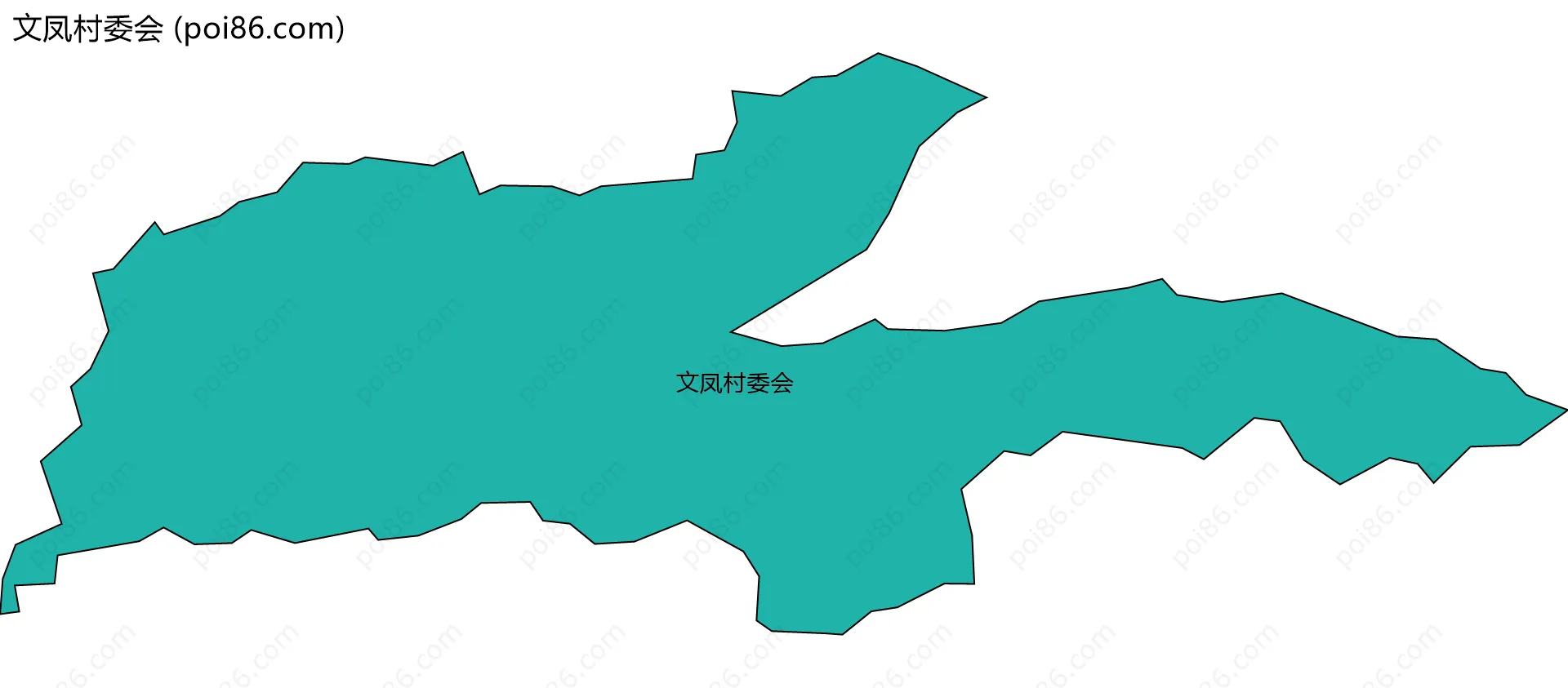 文凤村委会边界地图