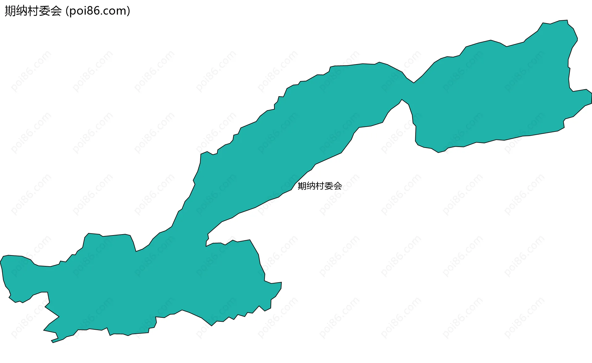 期纳村委会边界地图