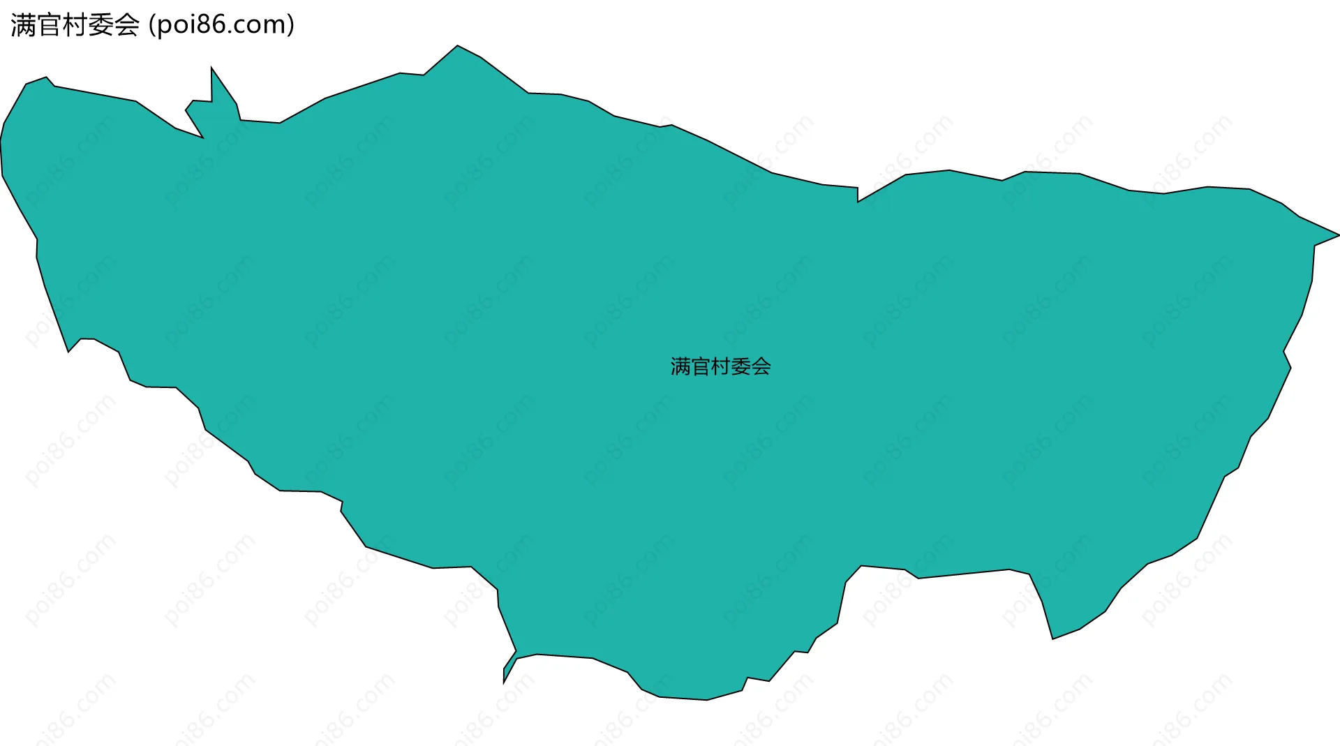 满官村委会边界地图