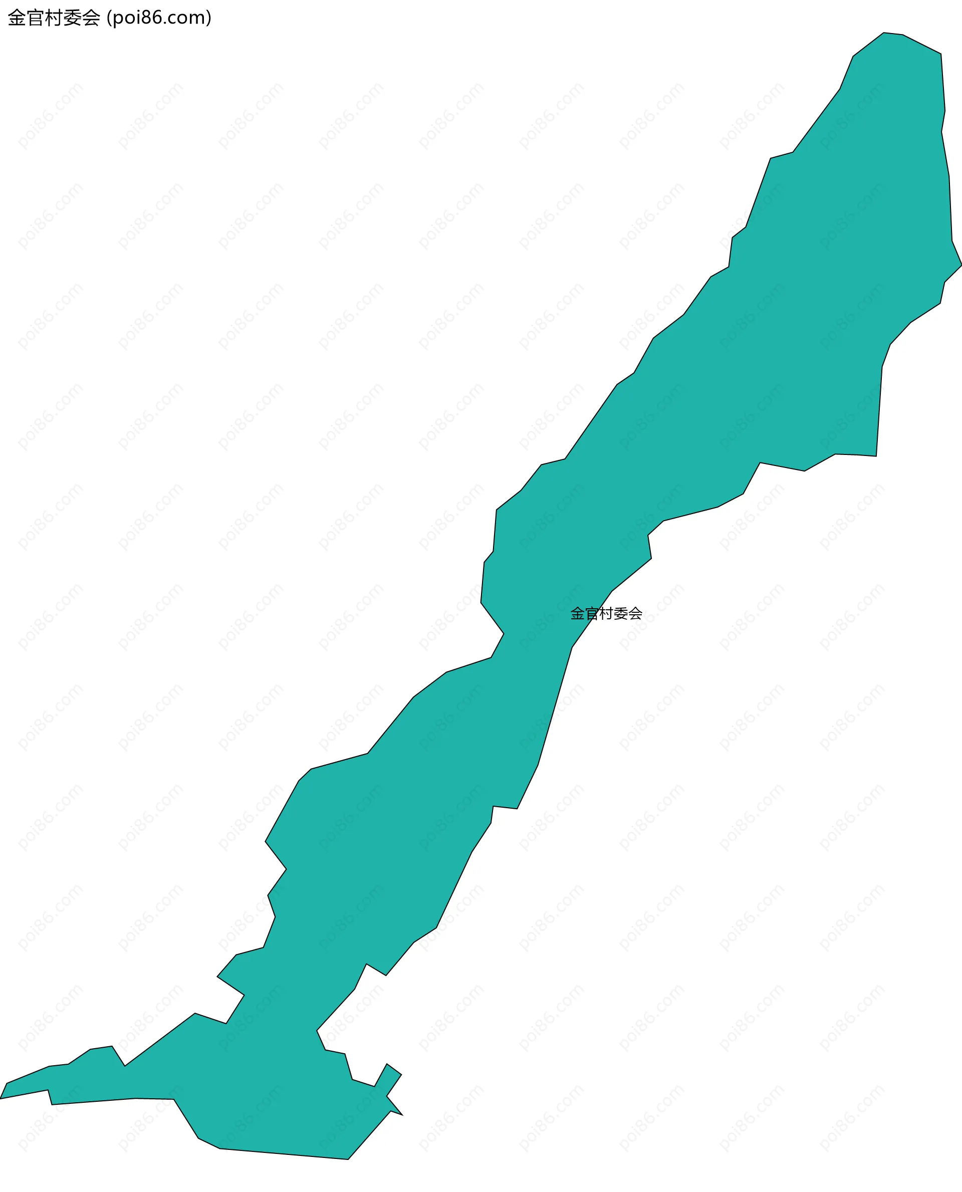 金官村委会边界地图