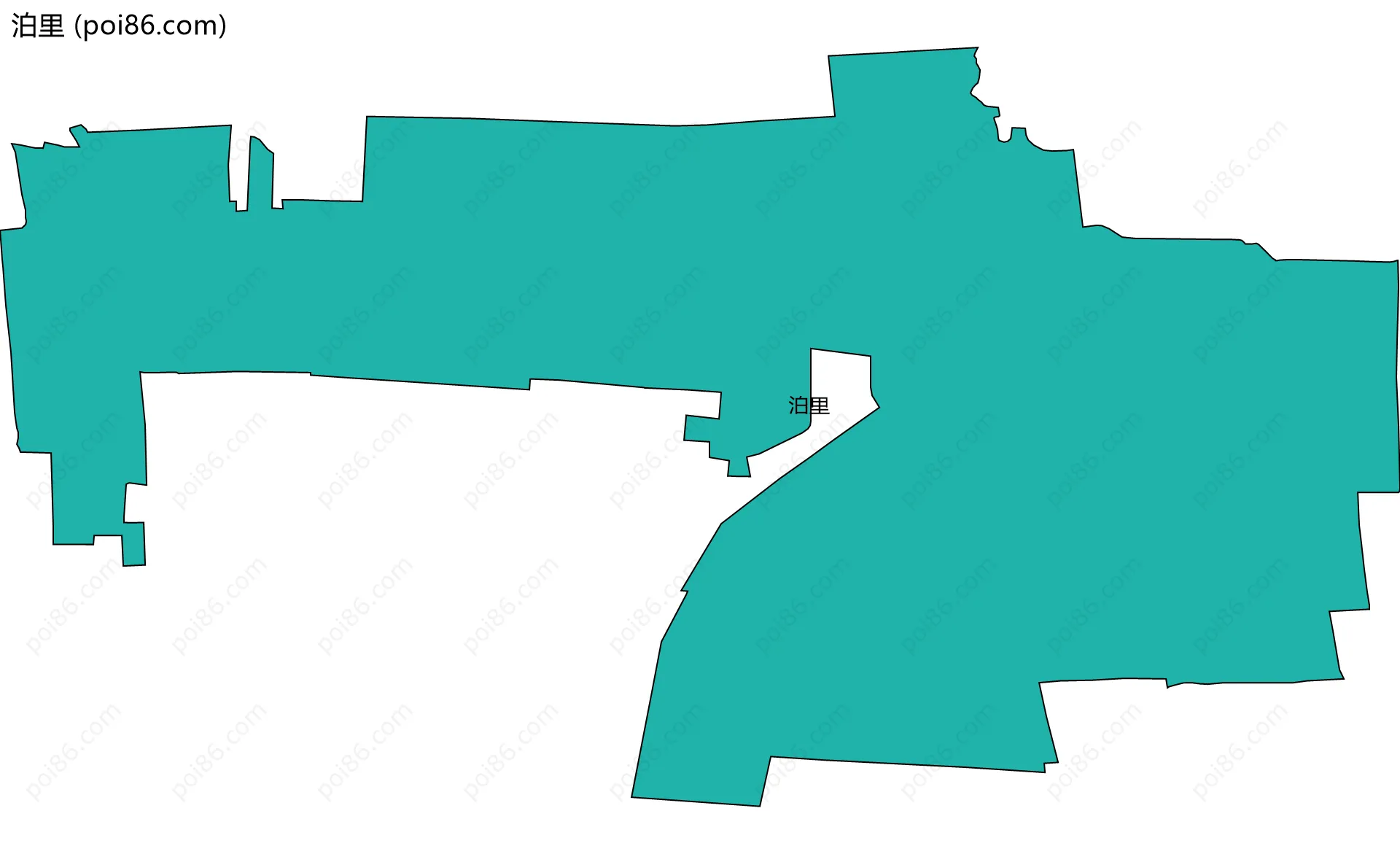 泊里边界地图