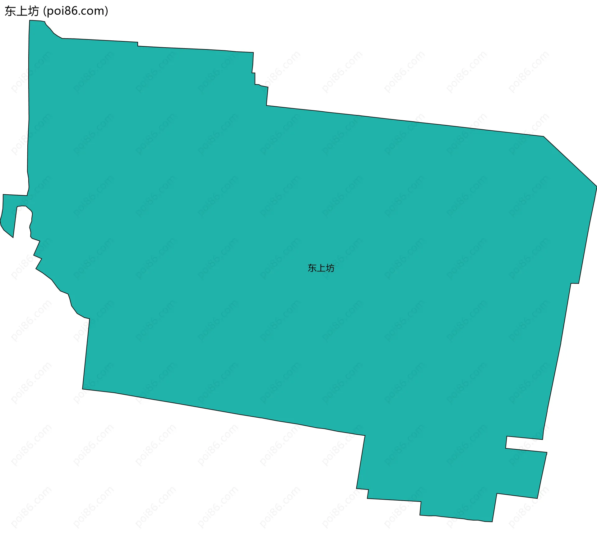 东上坊边界地图