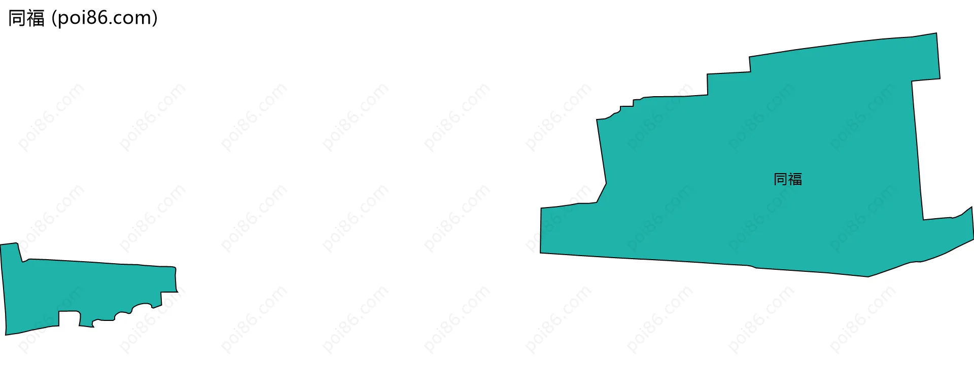 同福边界地图