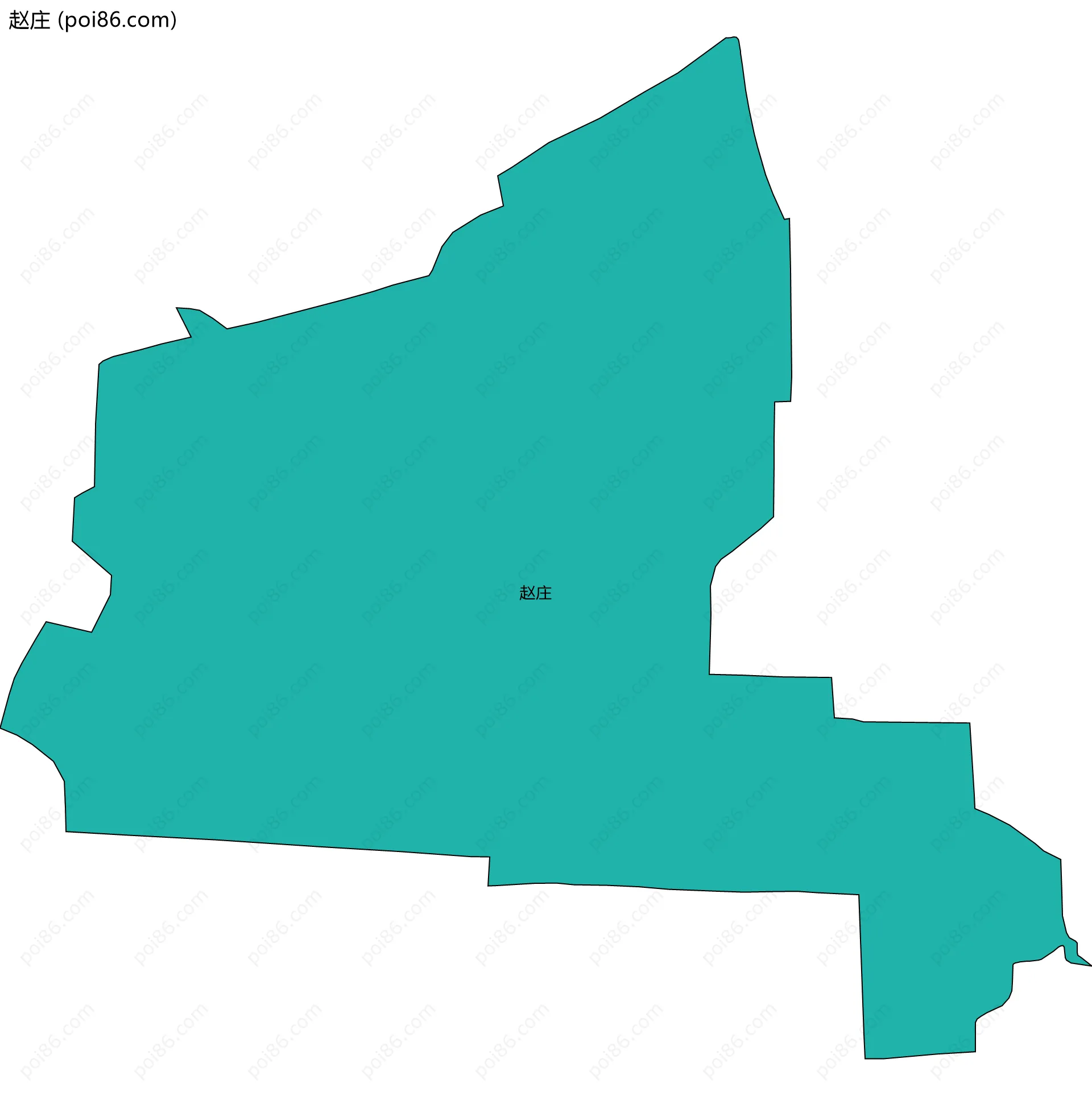 赵庄边界地图