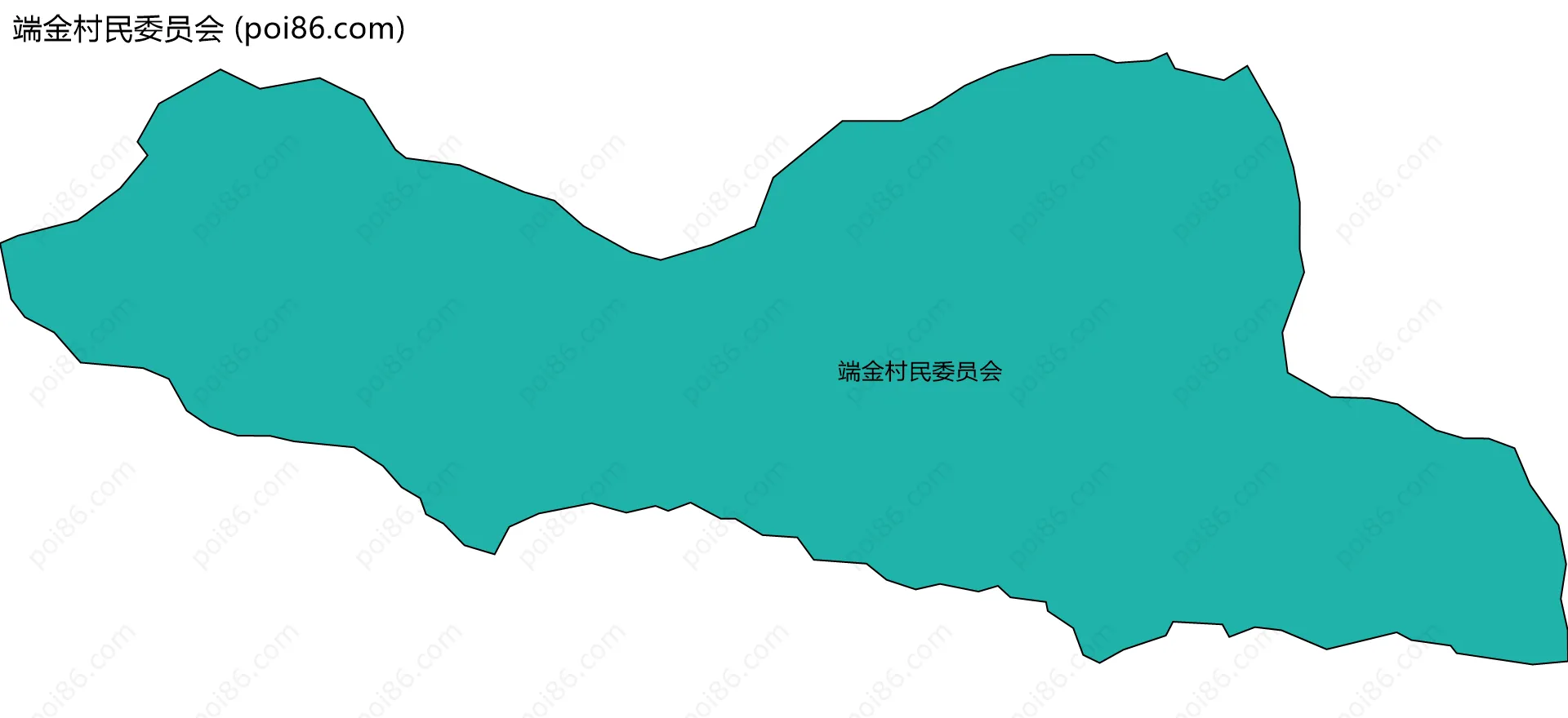 端金村民委员会边界地图