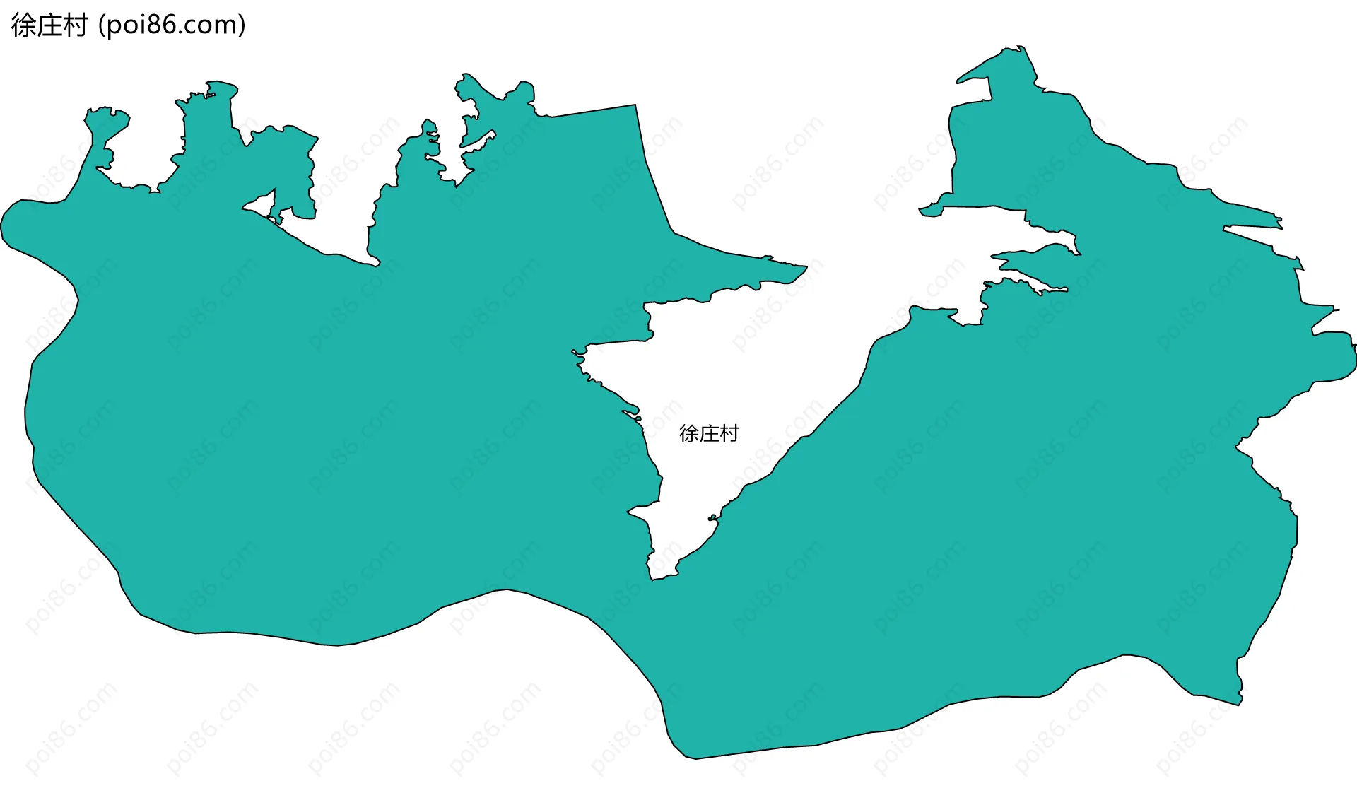 徐庄村边界地图