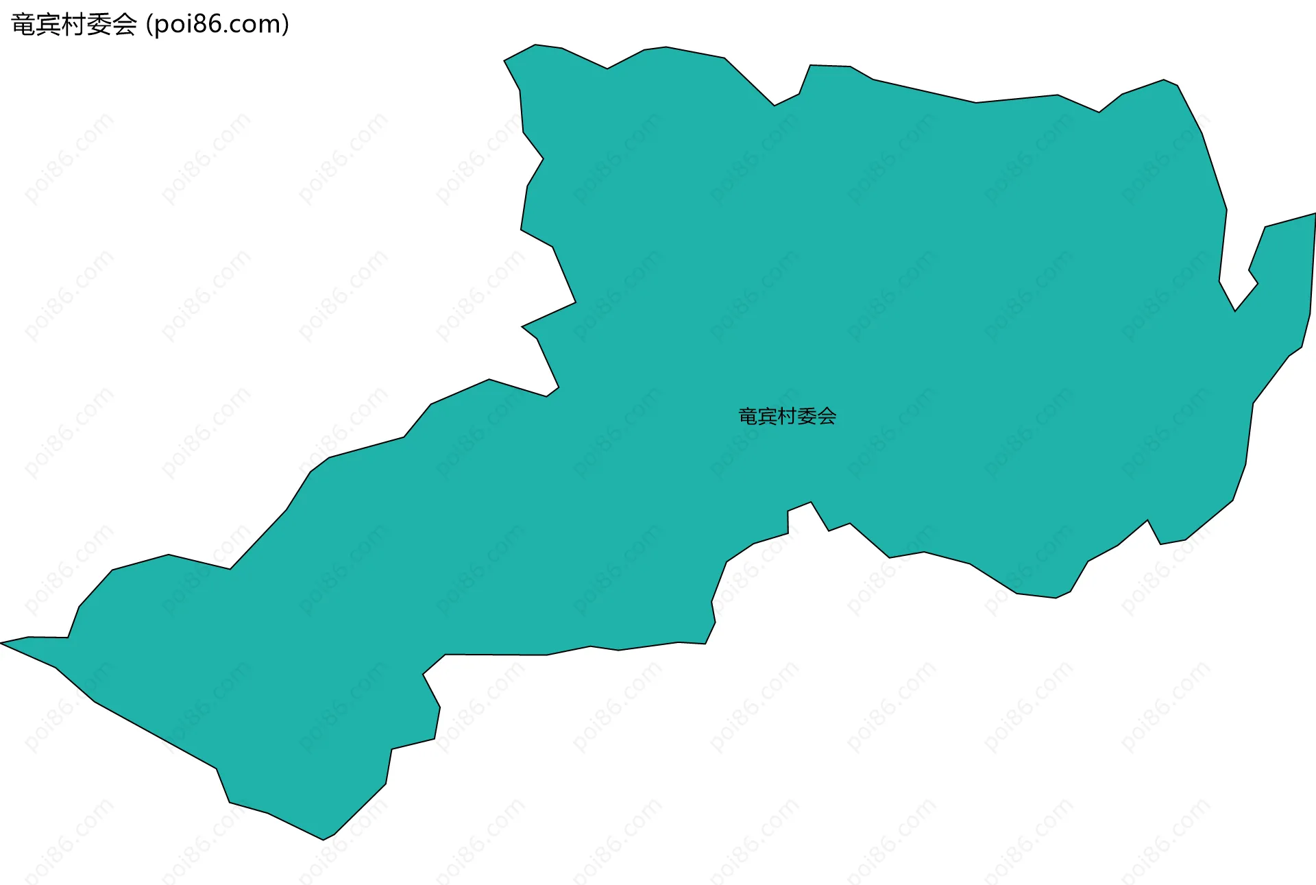 竜宾村委会边界地图