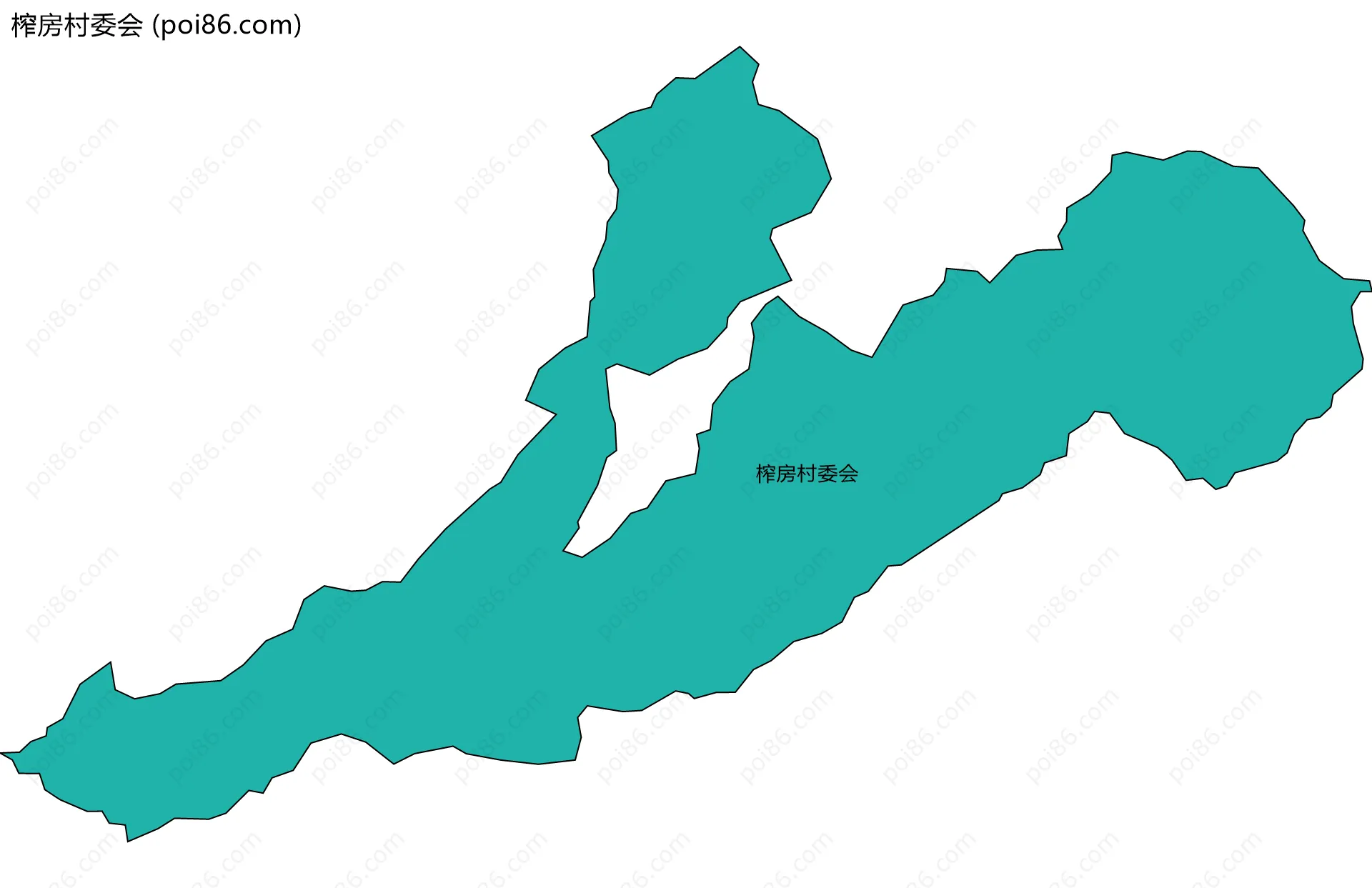 榨房村委会边界地图