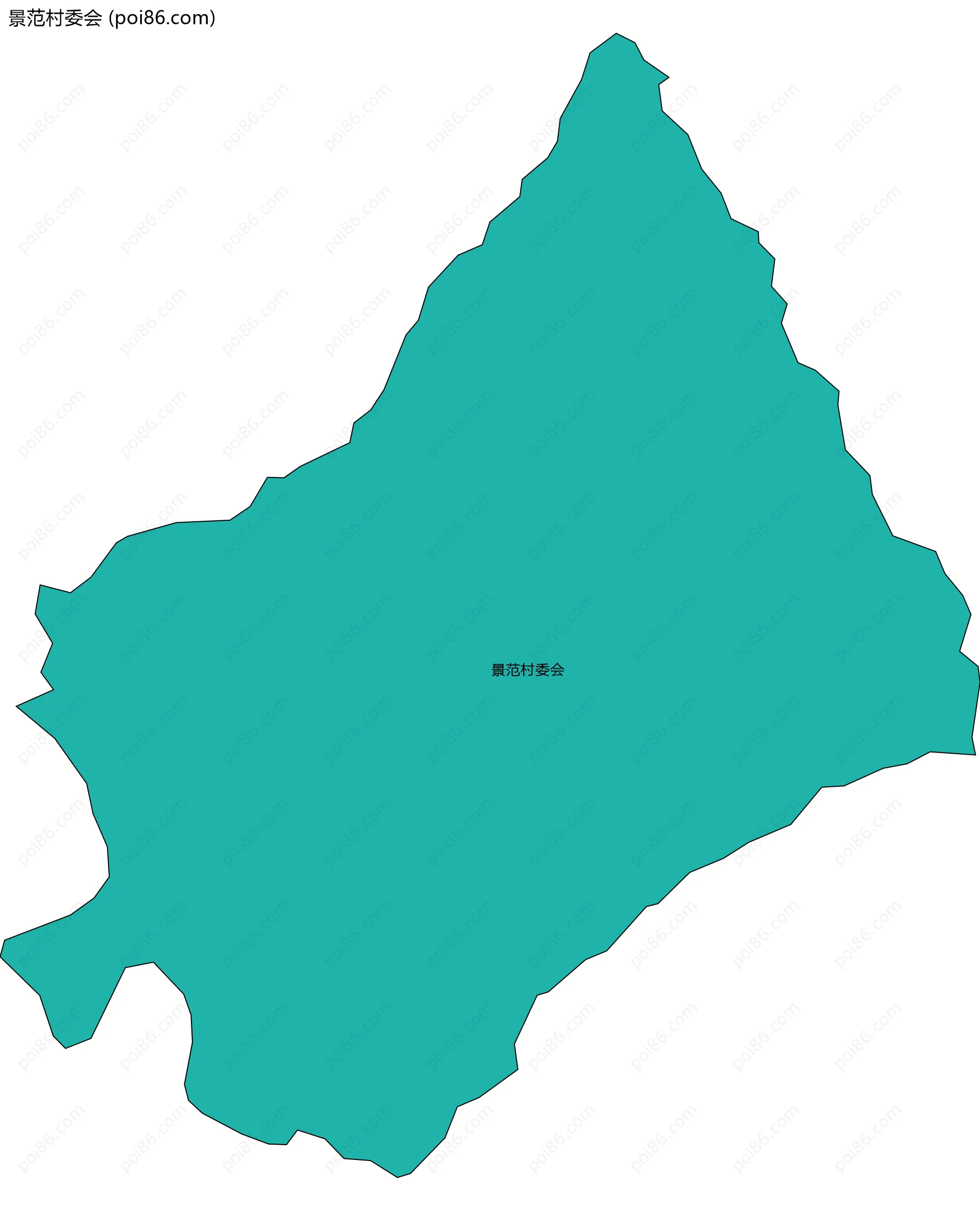 景范村委会边界地图