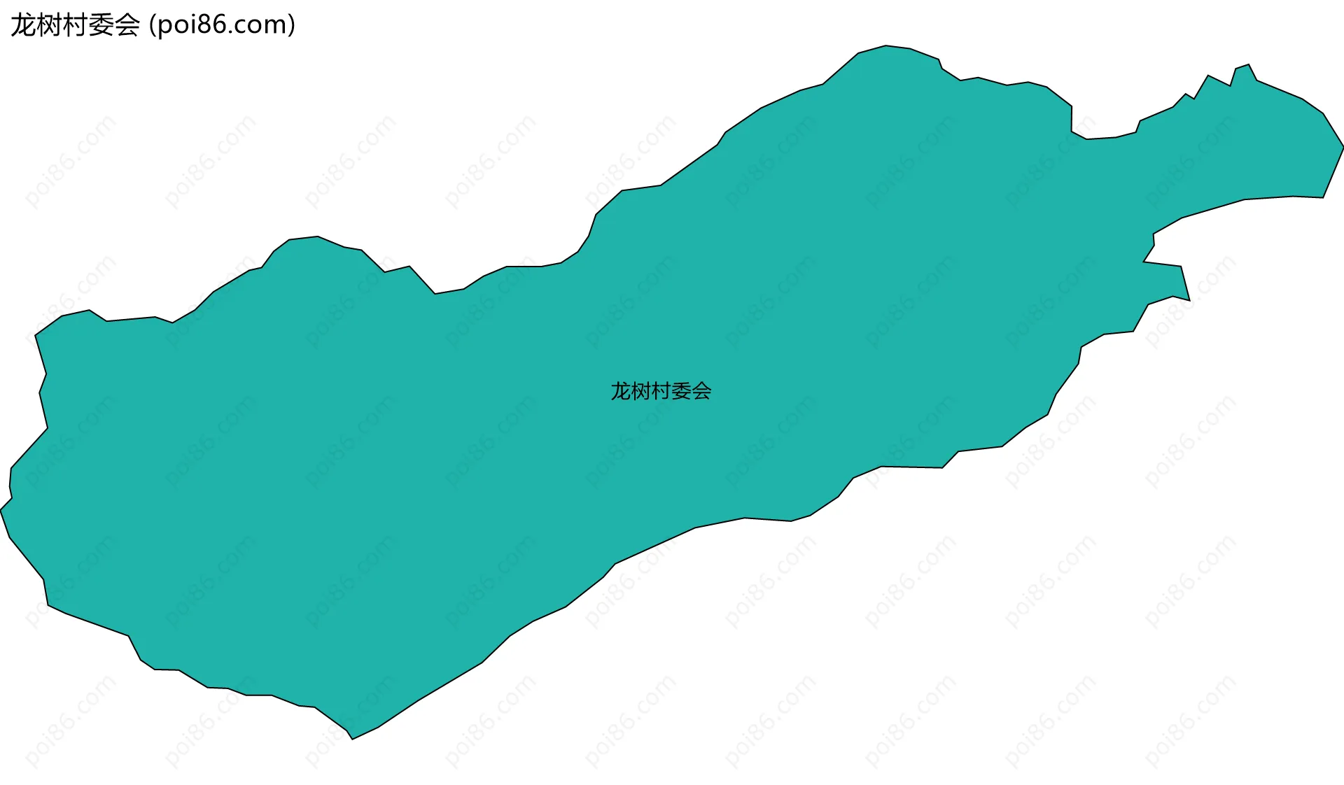 龙树村委会边界地图