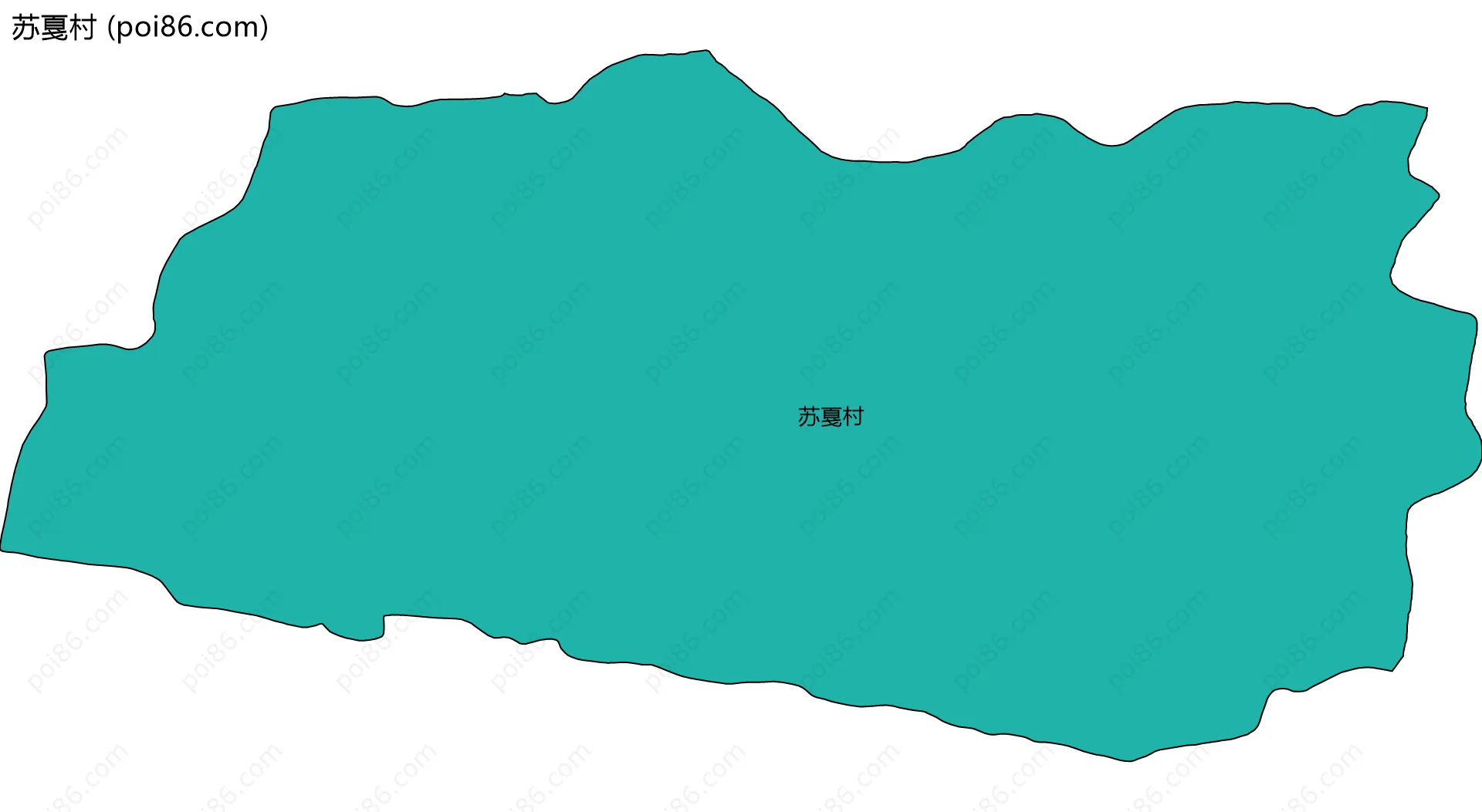 苏戛村边界地图