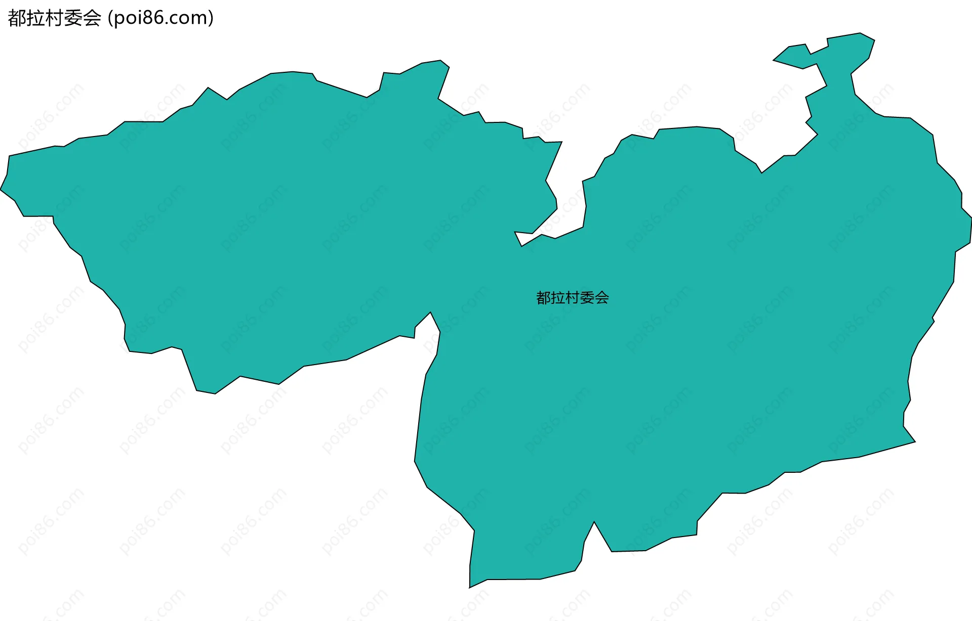 都拉村委会边界地图