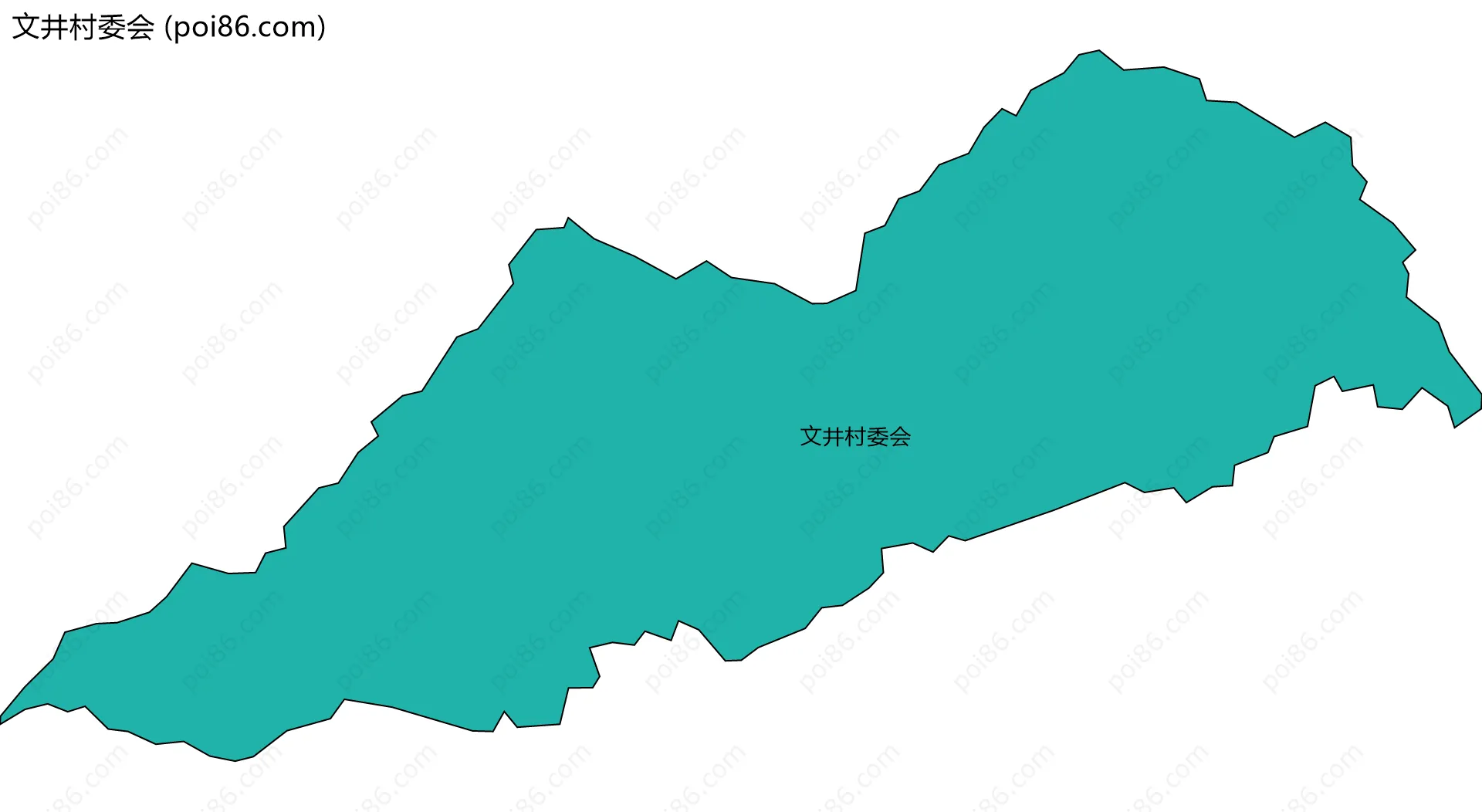 文井村委会边界地图