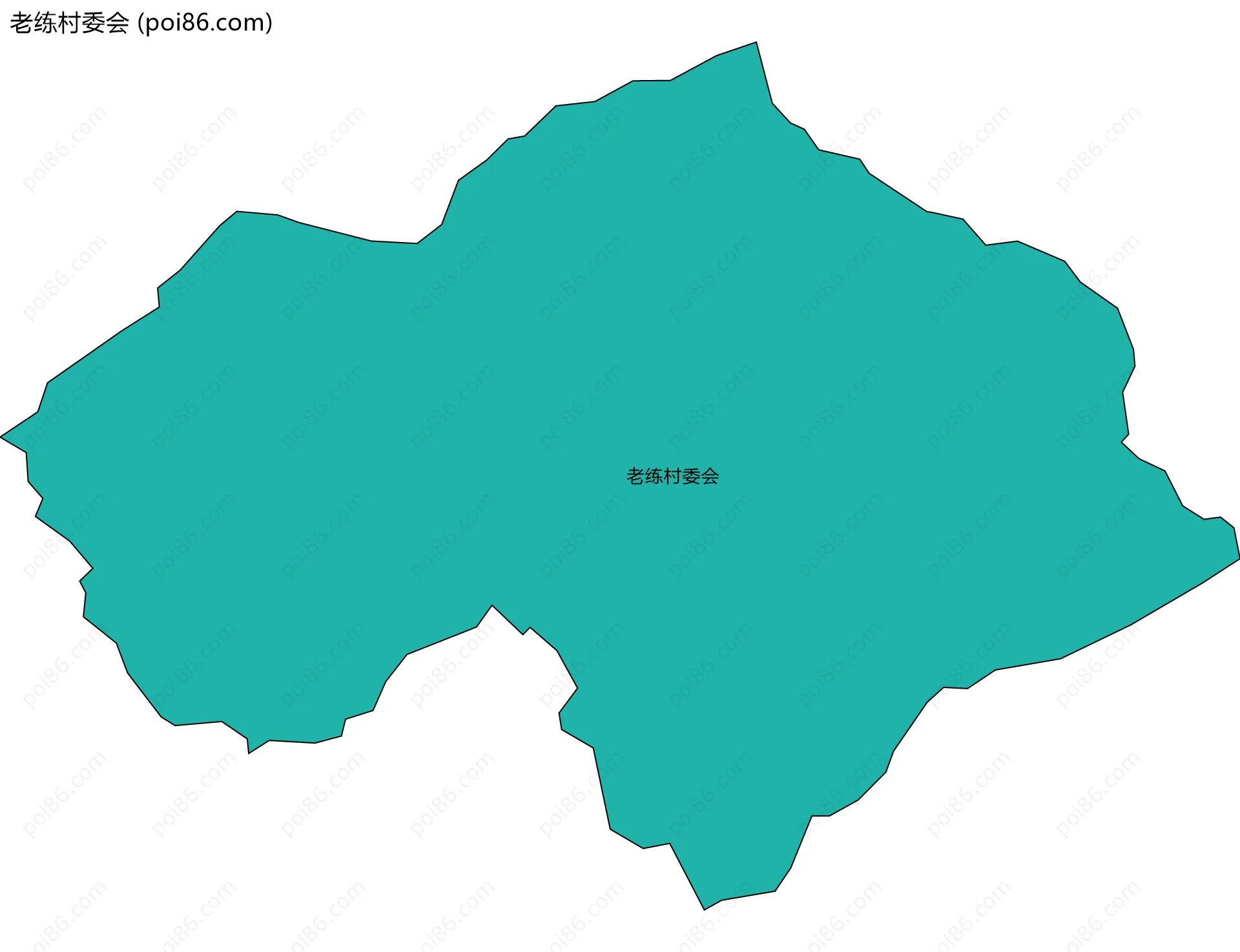 老练村委会边界地图