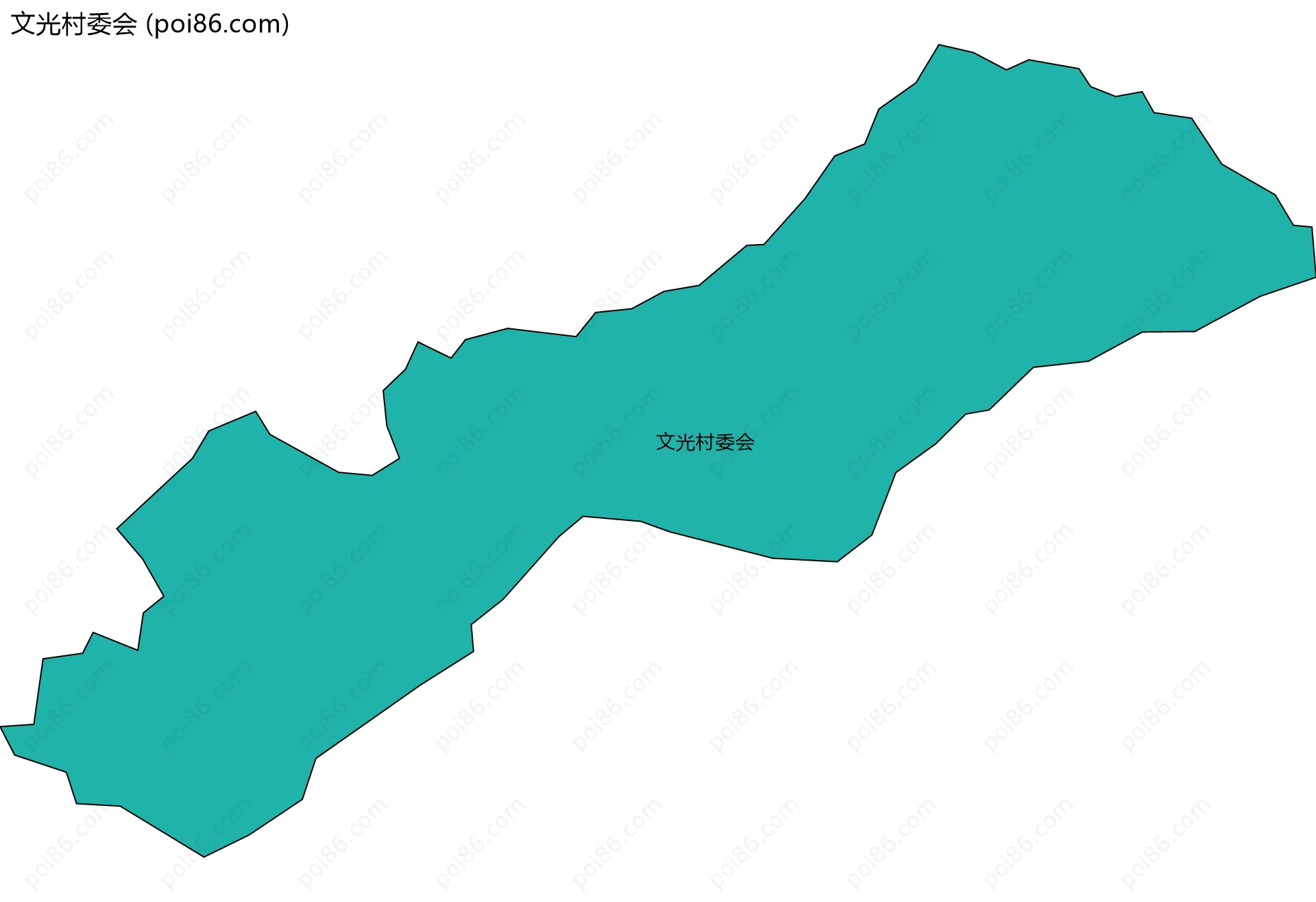 文光村委会边界地图