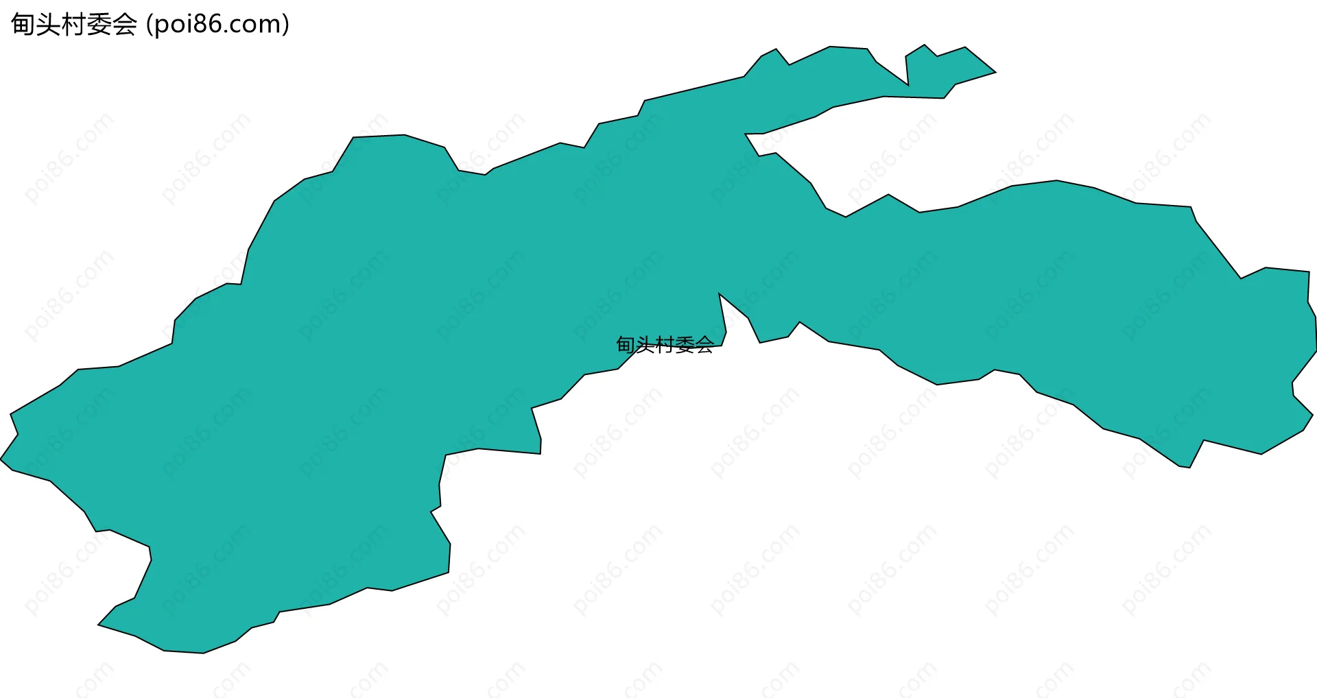 甸头村委会边界地图