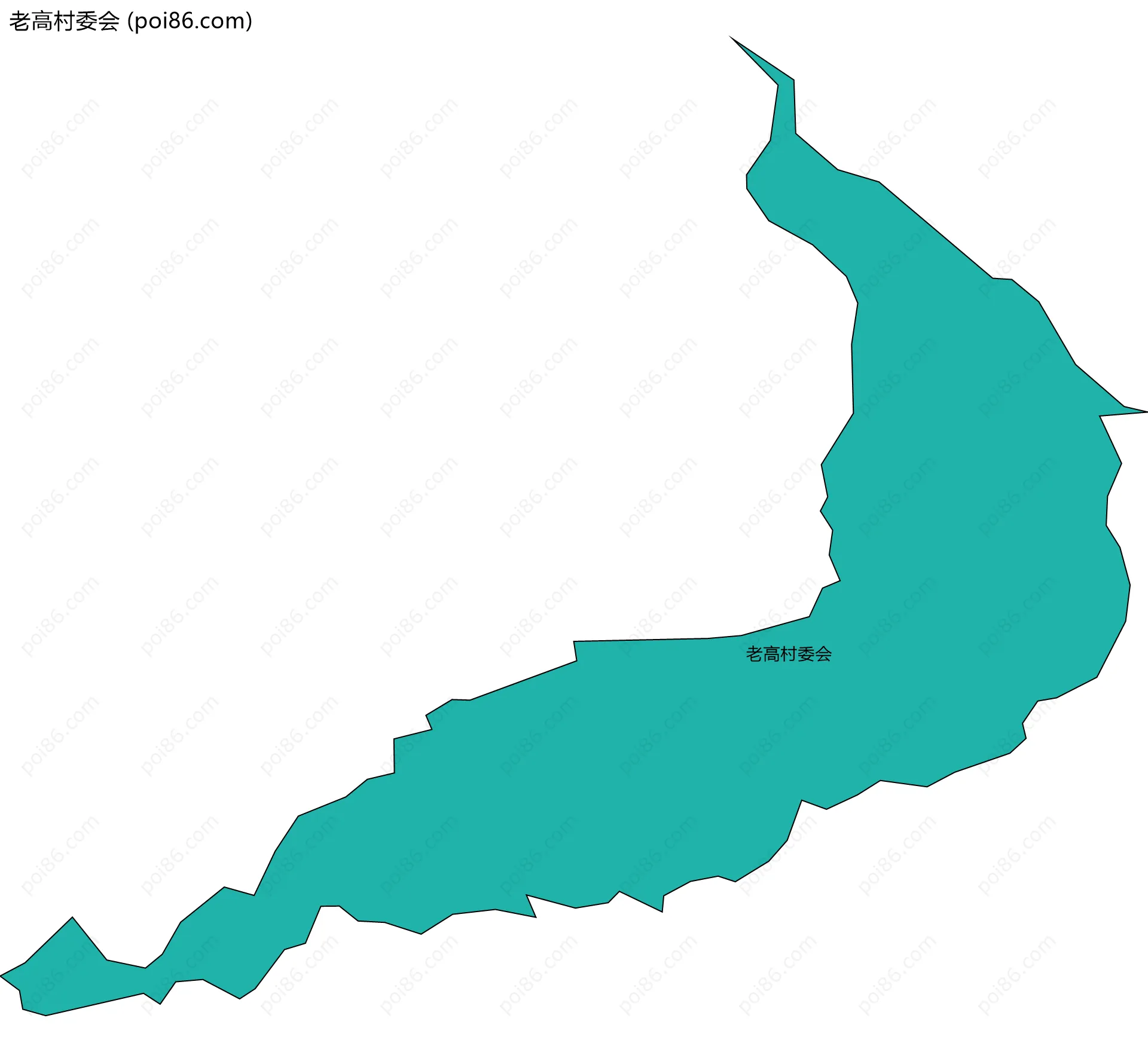 老高村委会边界地图