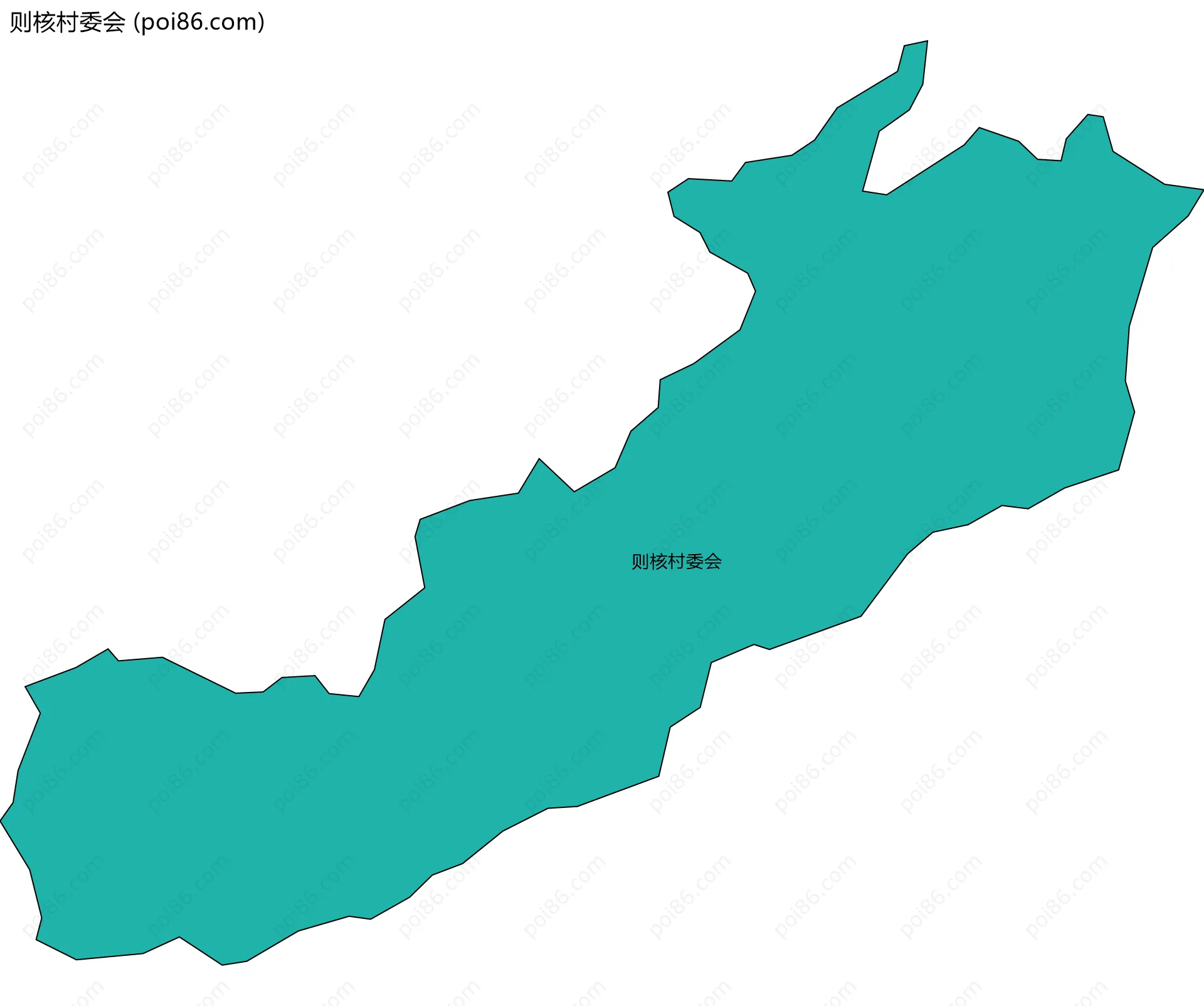 则核村委会边界地图