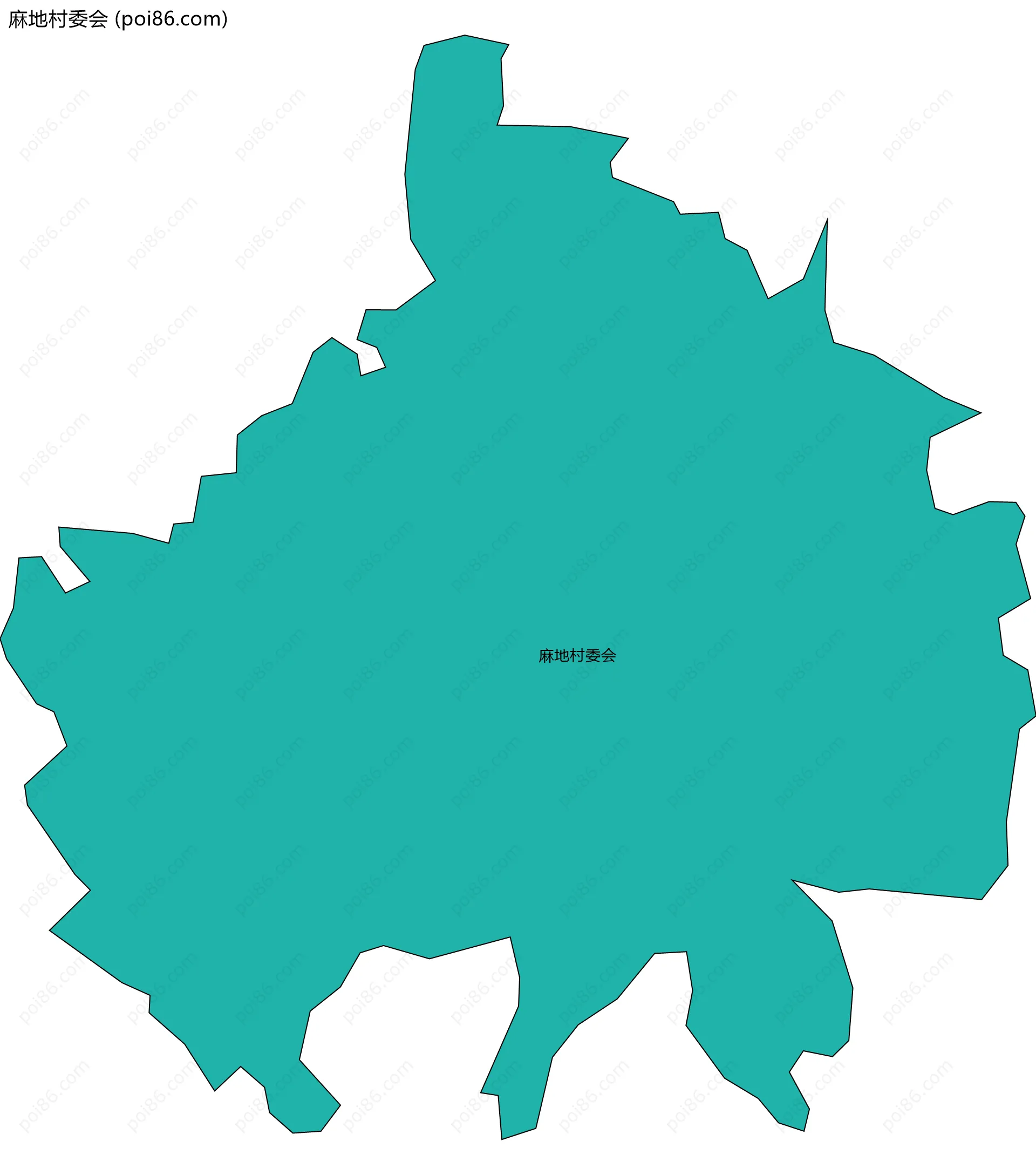 麻地村委会边界地图