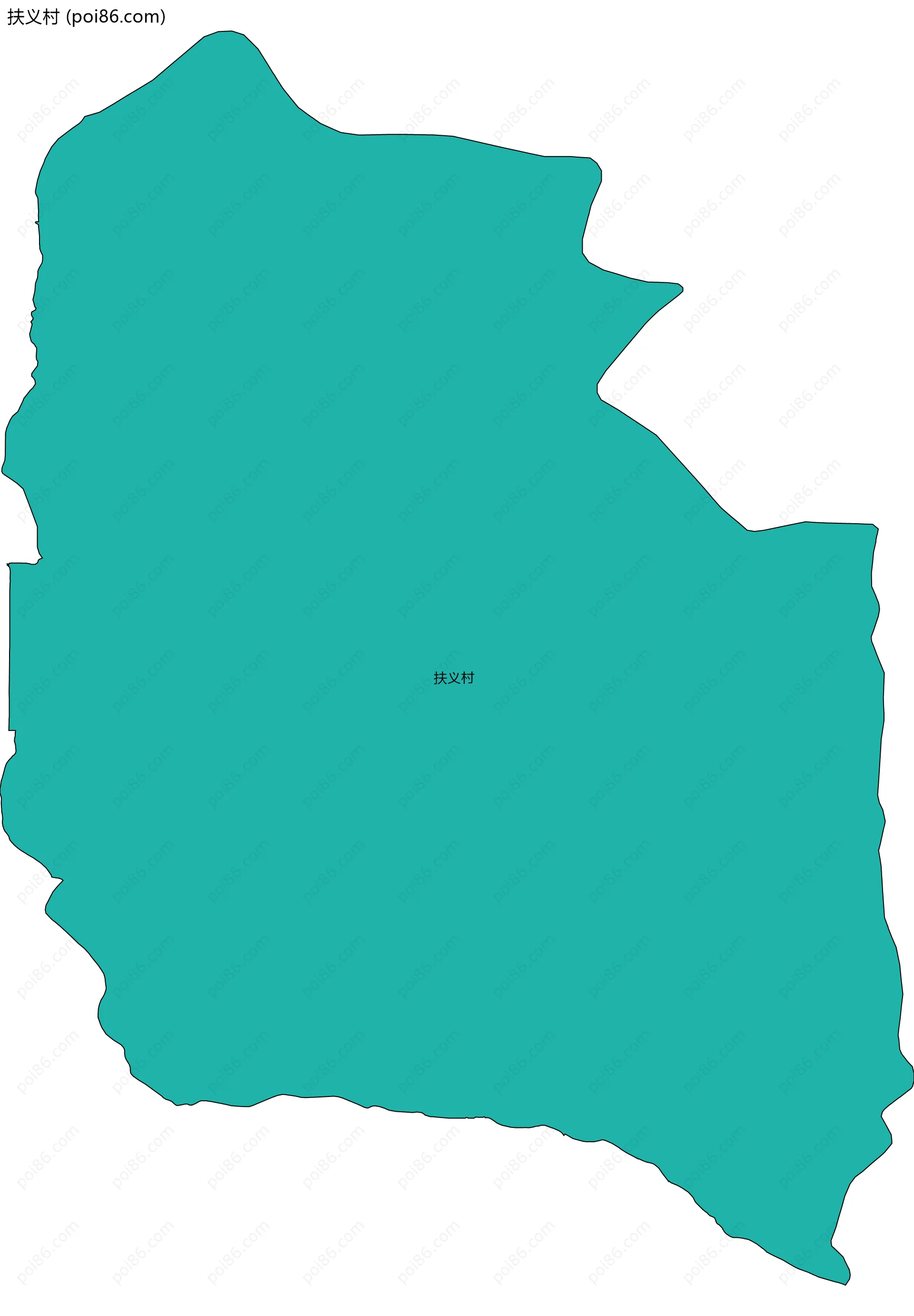 扶义村边界地图