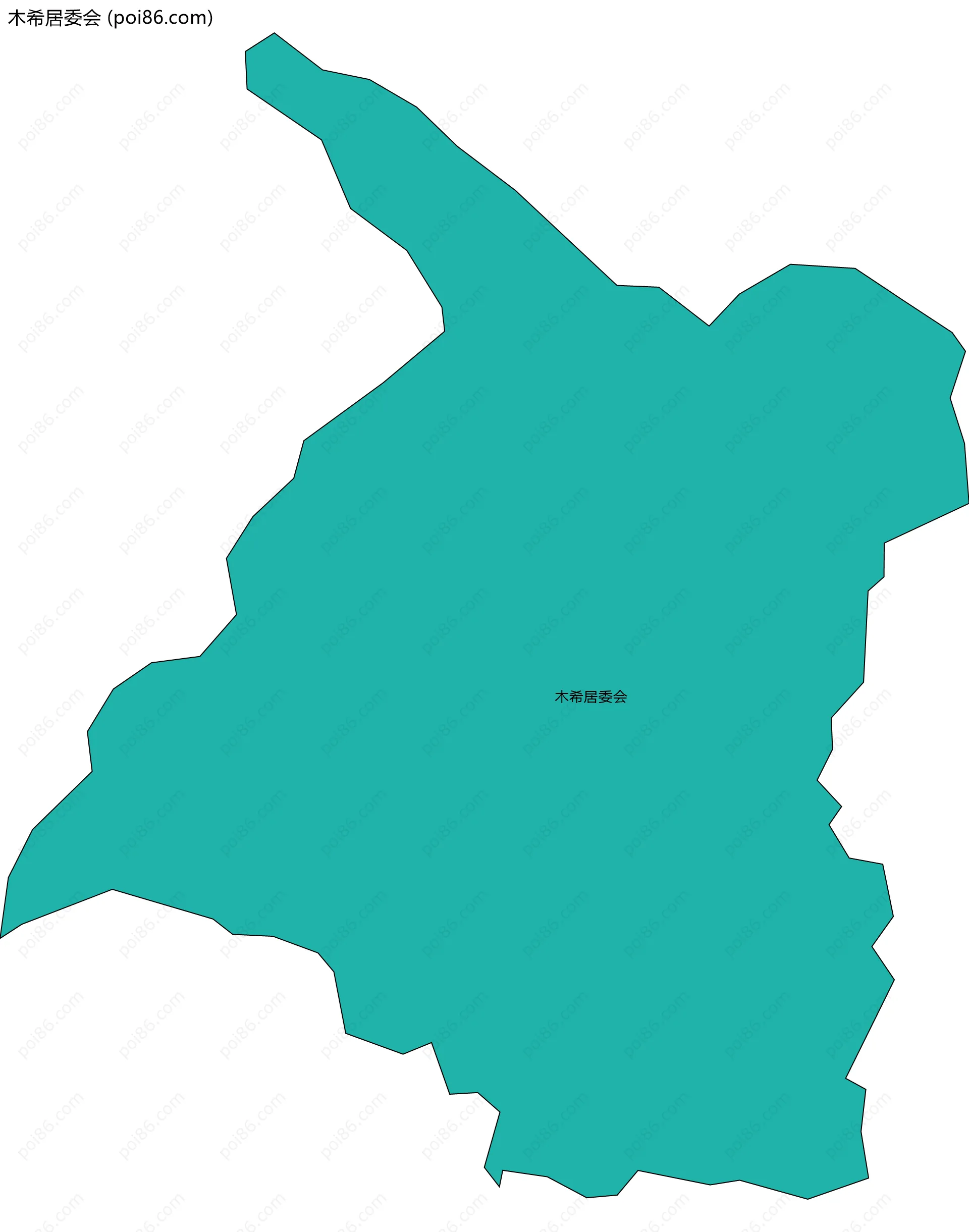 木希居委会边界地图