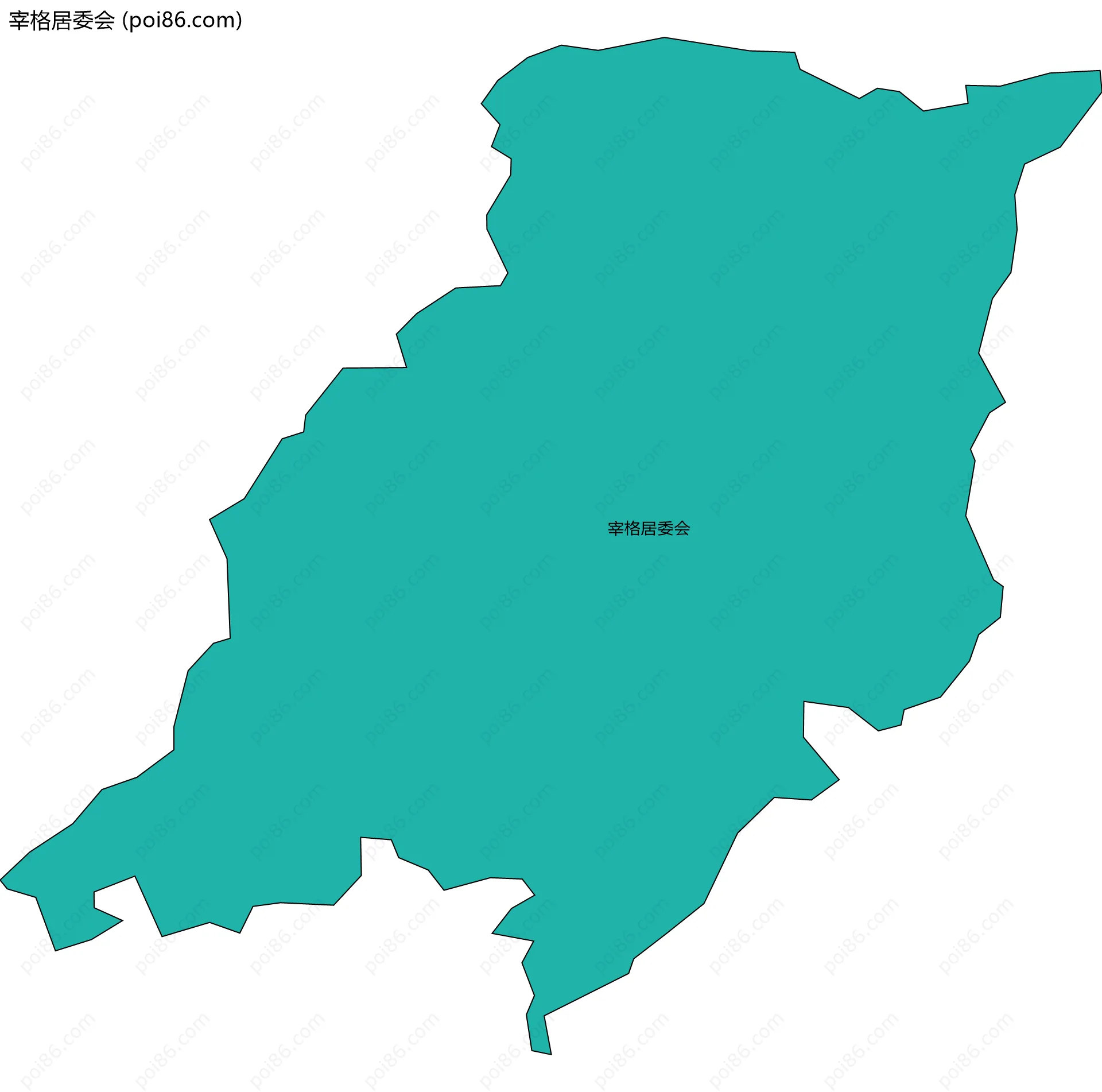 宰格居委会边界地图