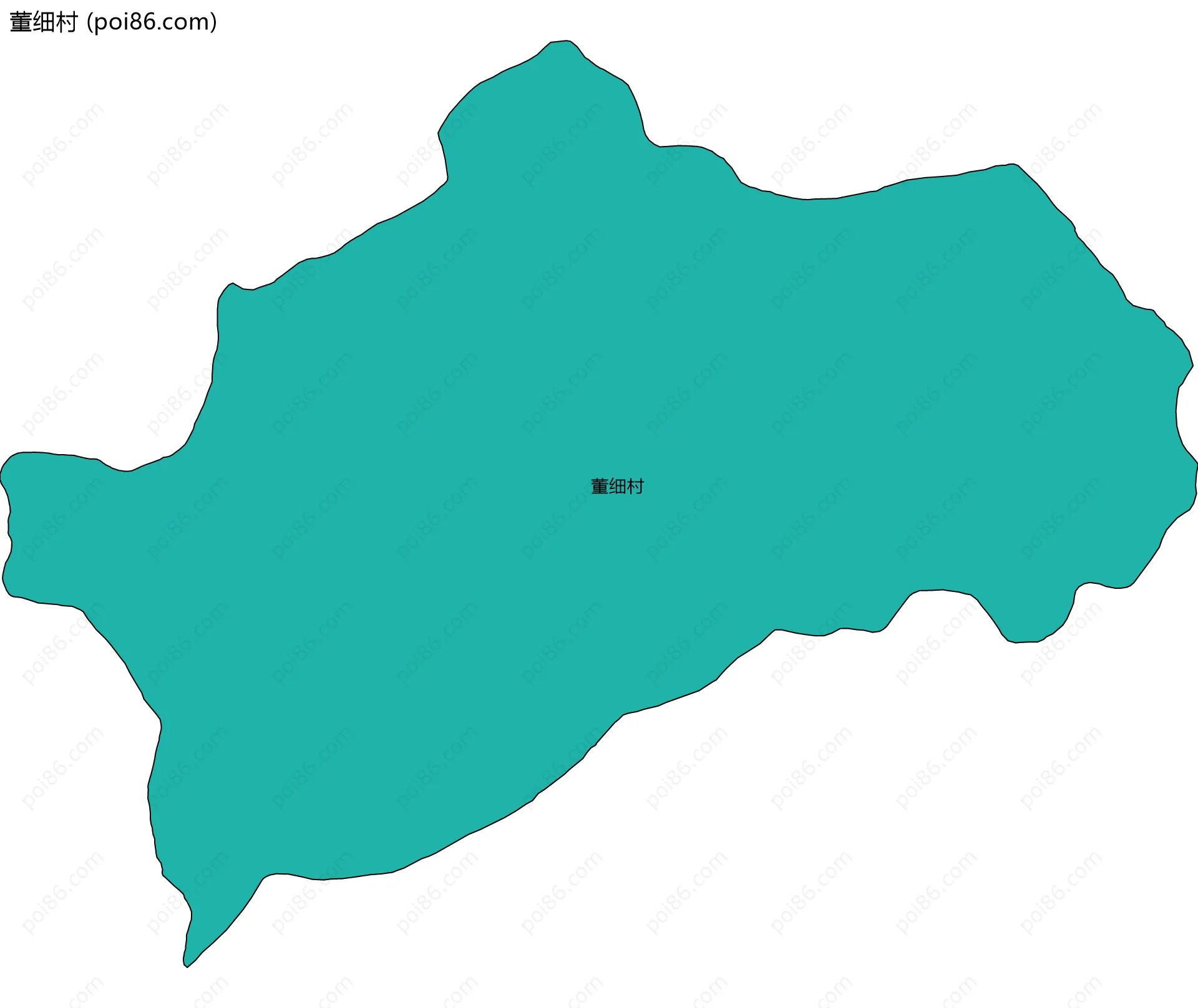 董细村边界地图