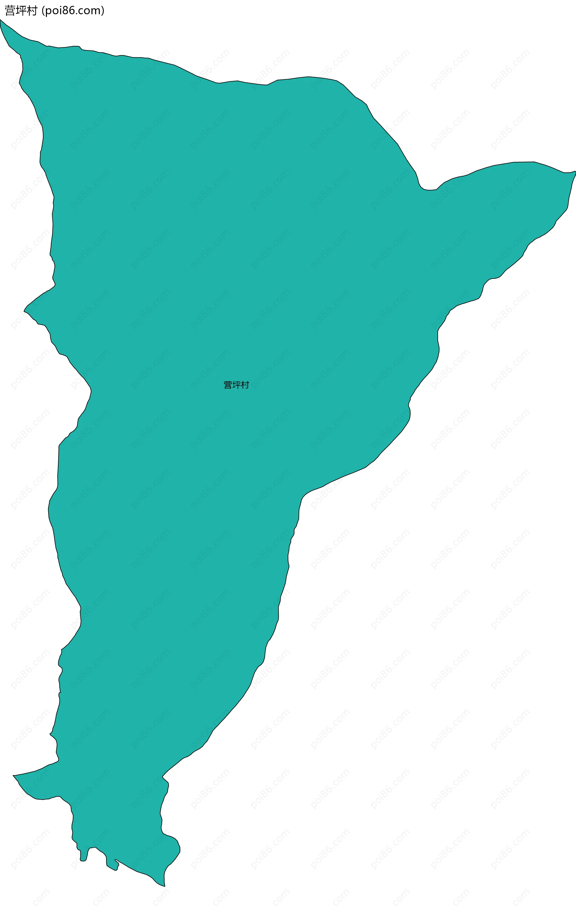 营坪村边界地图