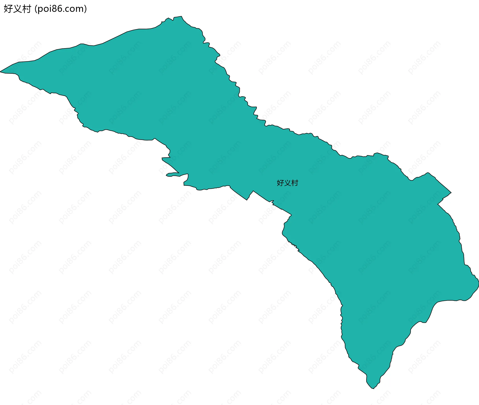 好义村边界地图