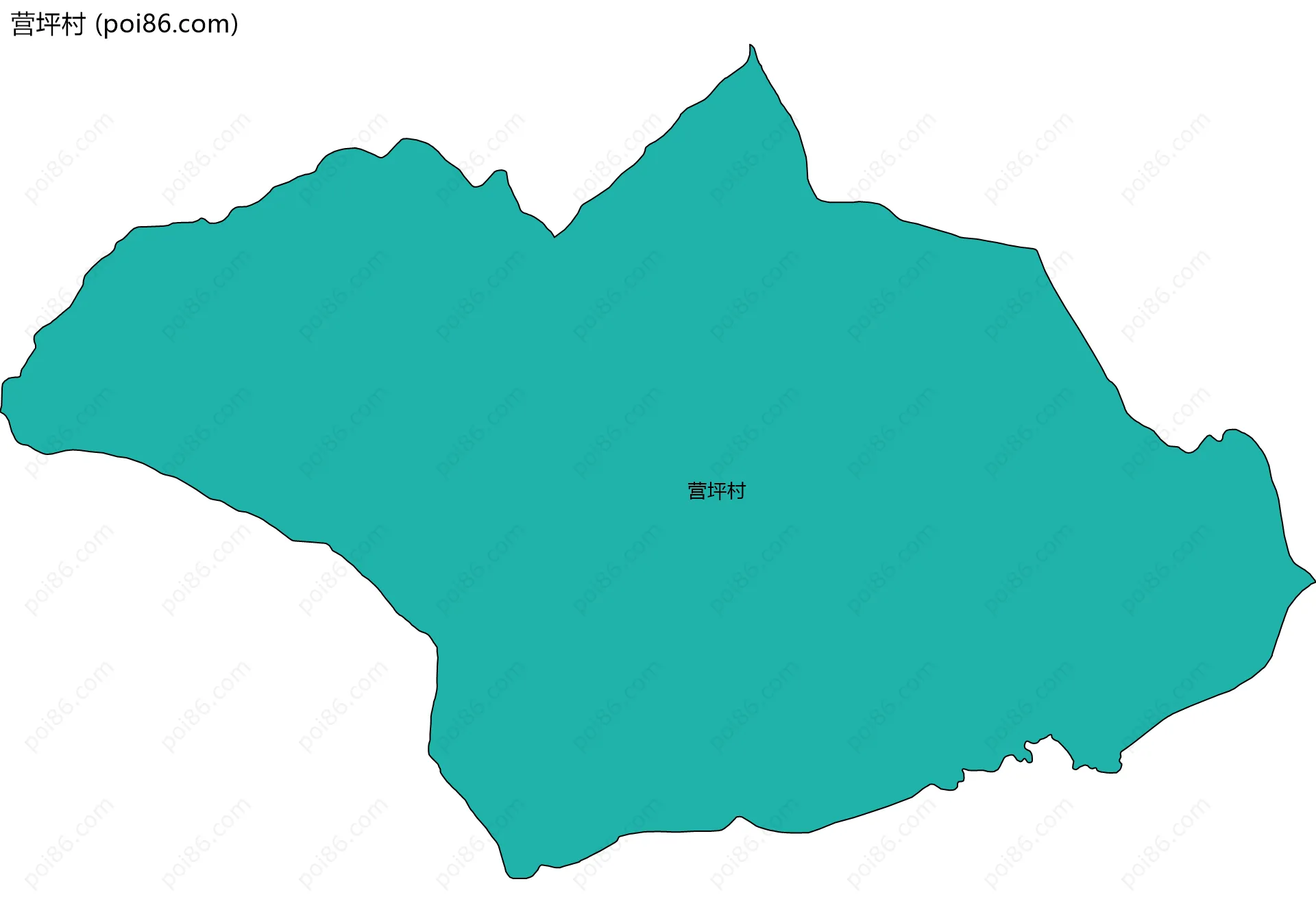 营坪村边界地图