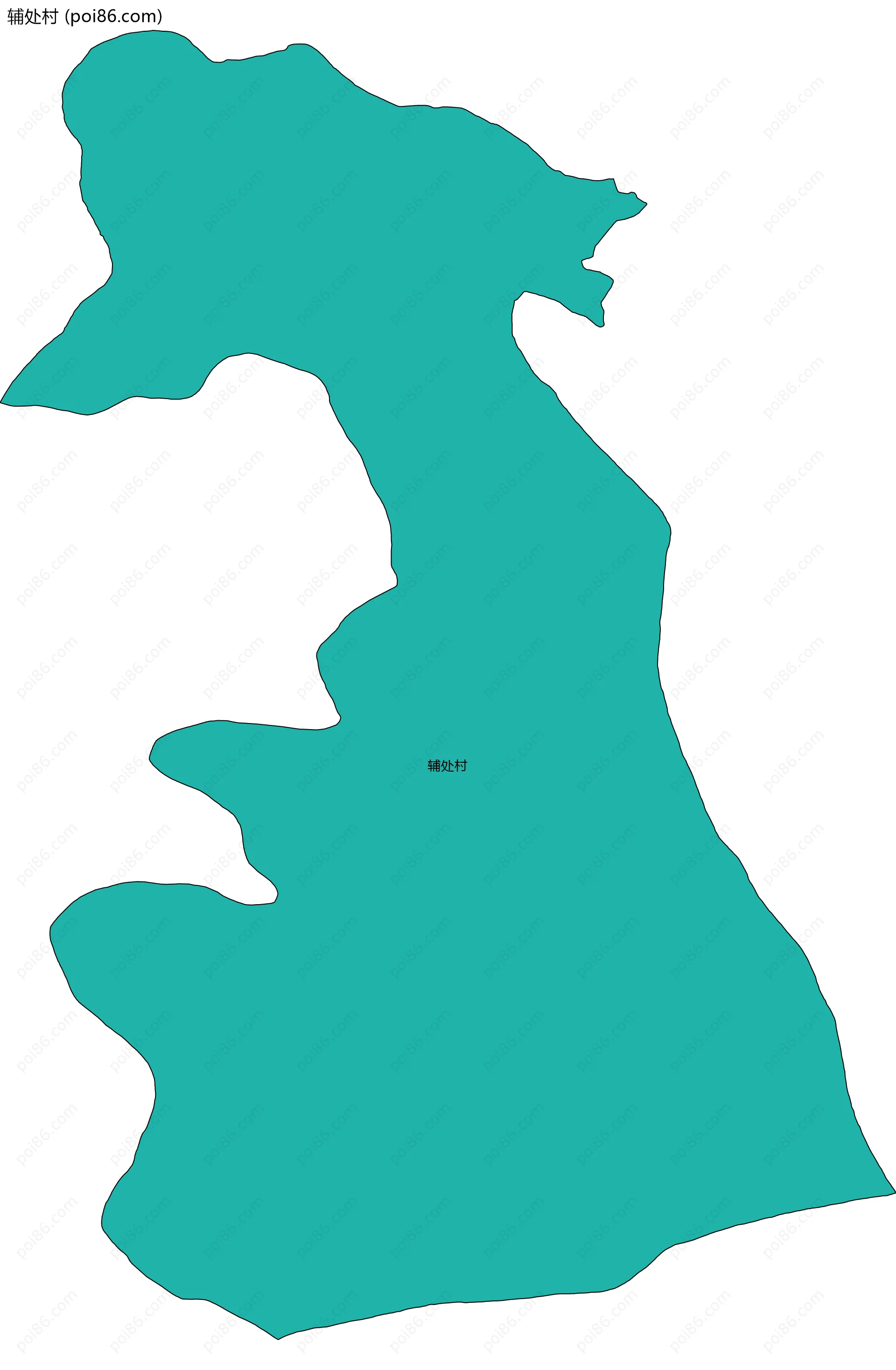 辅处村边界地图