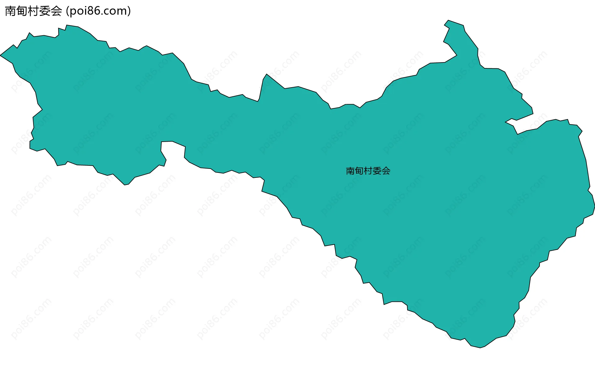 南甸村委会边界地图