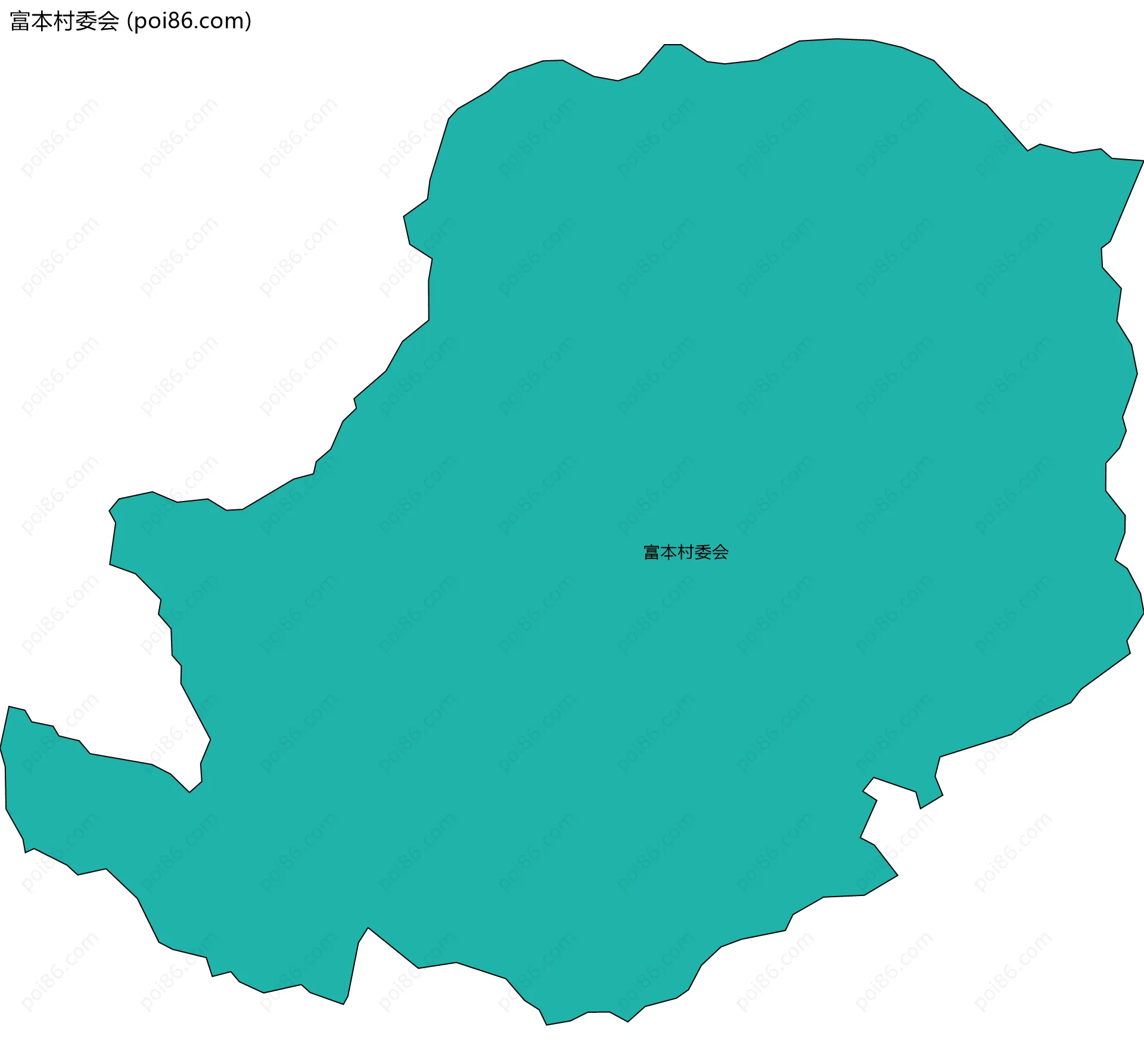 富本村委会边界地图
