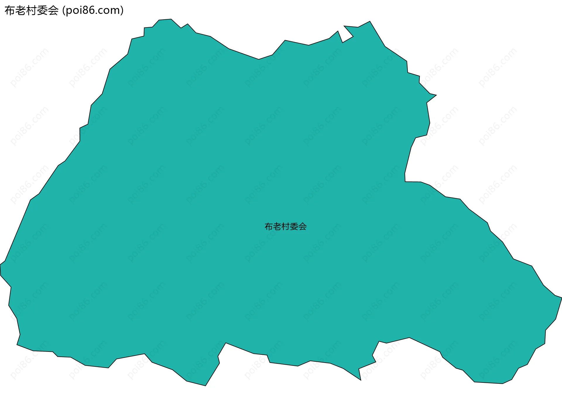 布老村委会边界地图