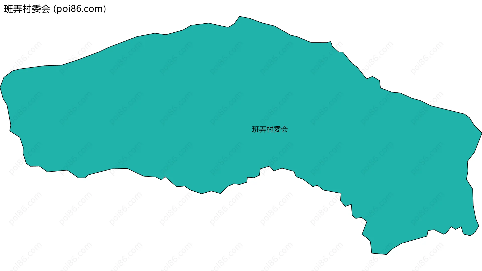 班弄村委会边界地图